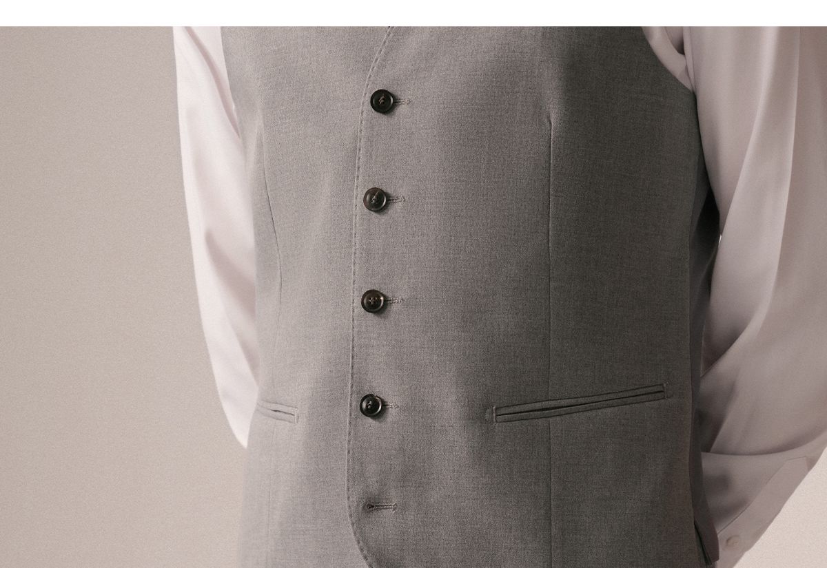 Slim-Fit Suit Vest - Image 19