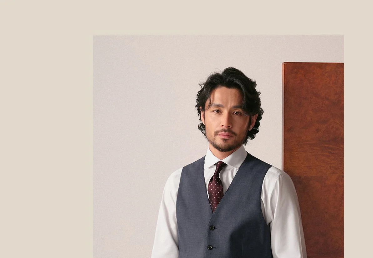 Slim-Fit Suit Vest - Image 3