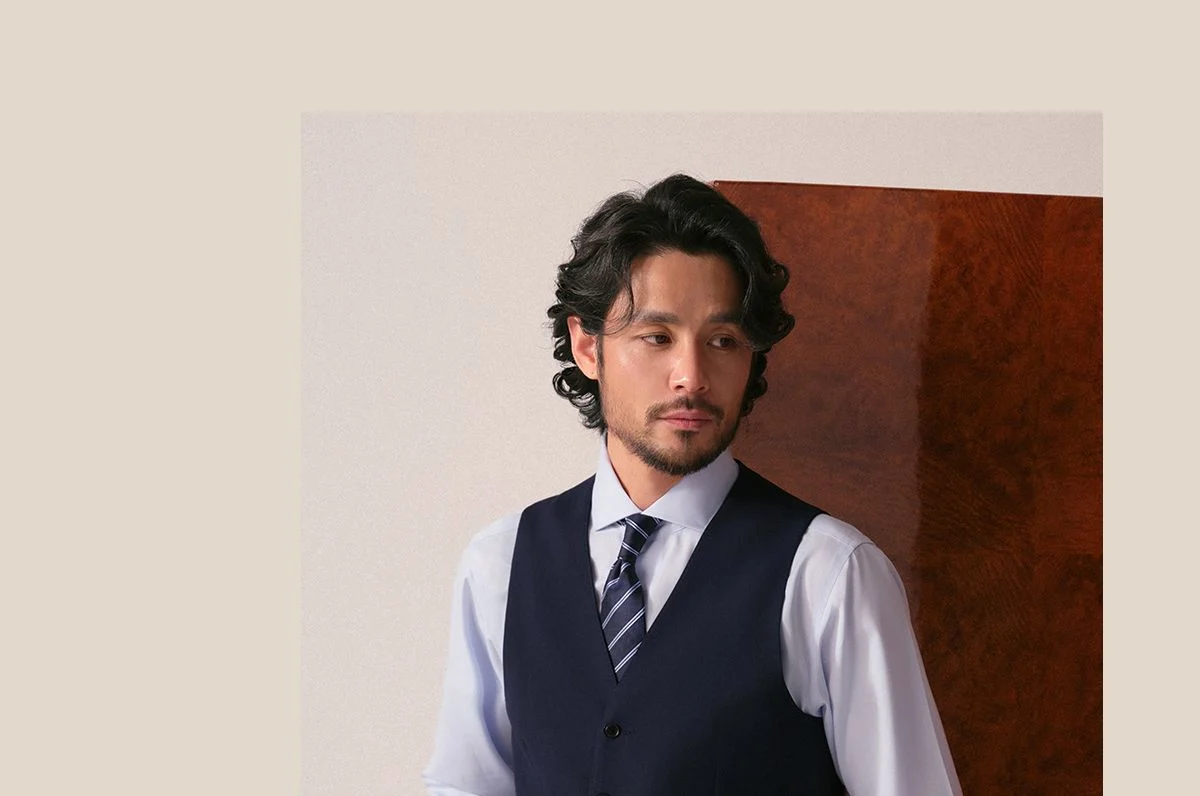 Slim-Fit Suit Vest - Image 5