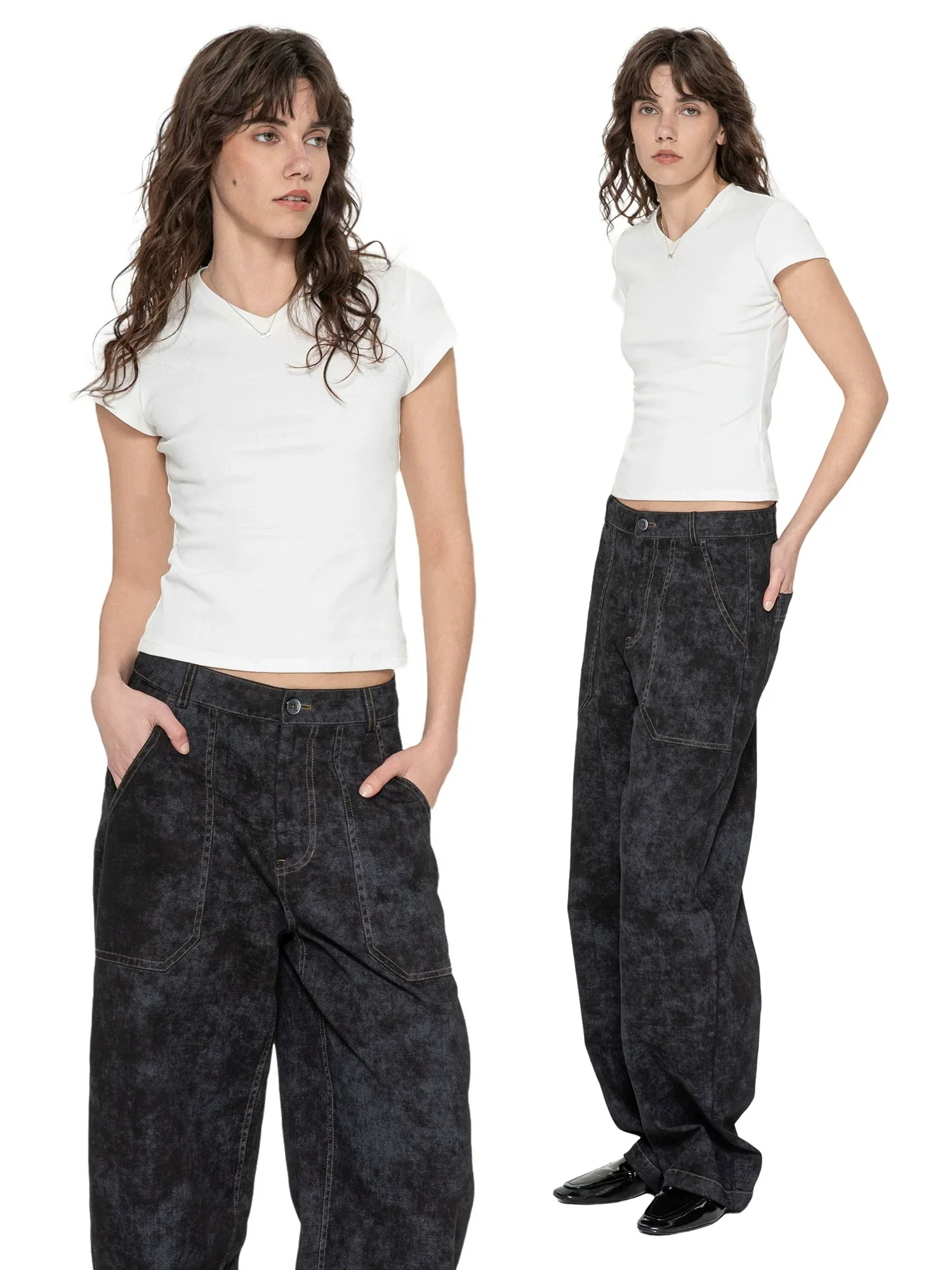 Slim-Fit V-Neck Tee - Image 5