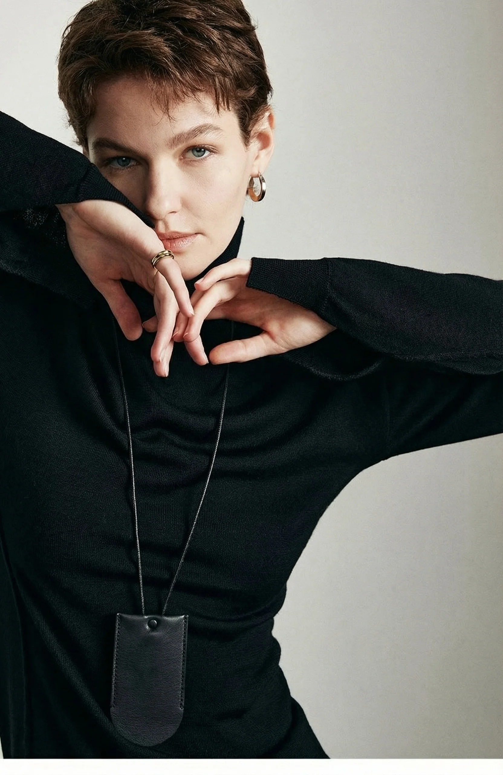 Slim High Neck Sweater - Image 6