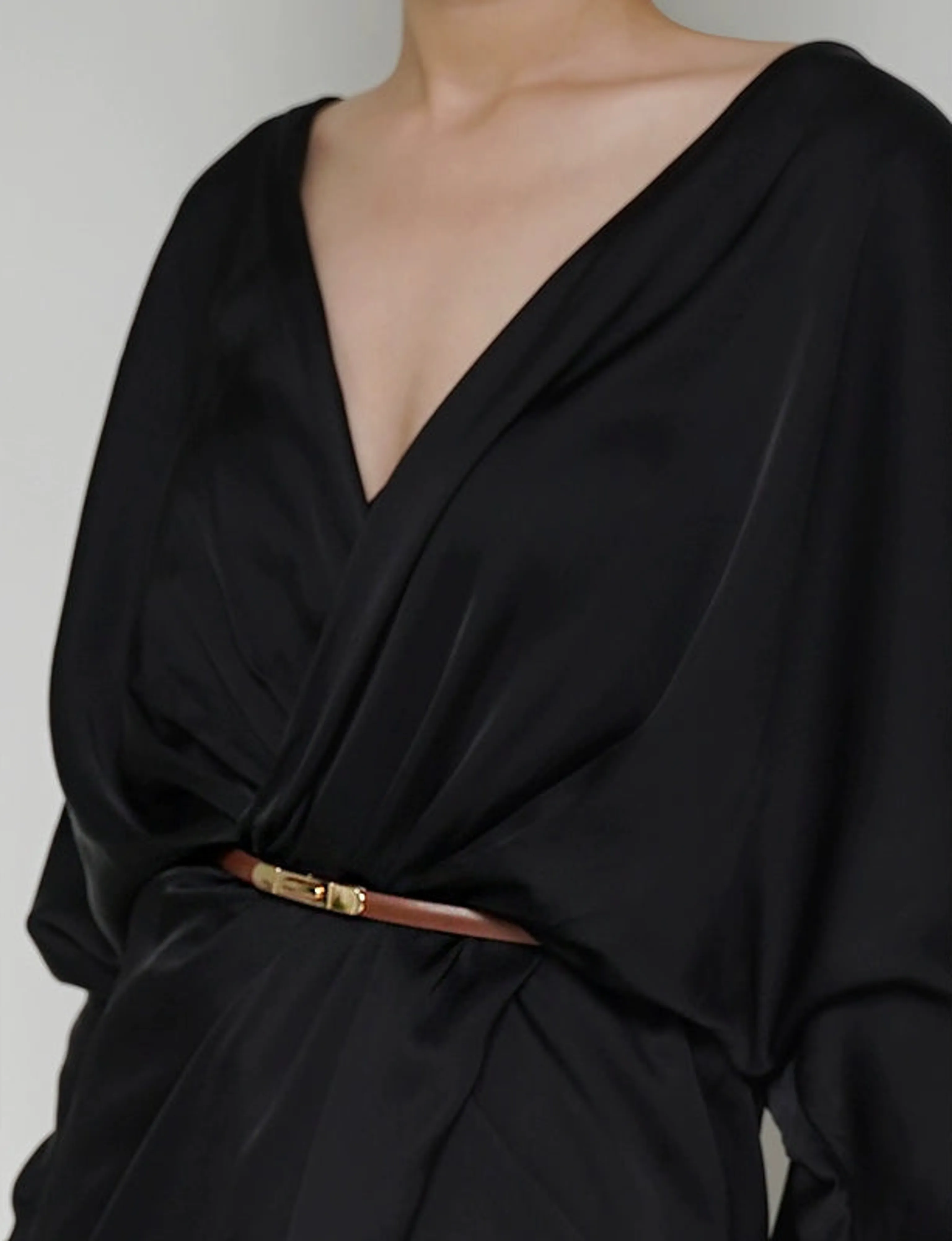 Slim Leather Waist Belt - Image 4