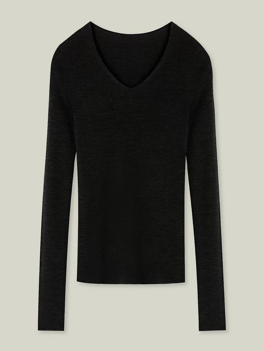 Slim Merino Knit Top - Image 25