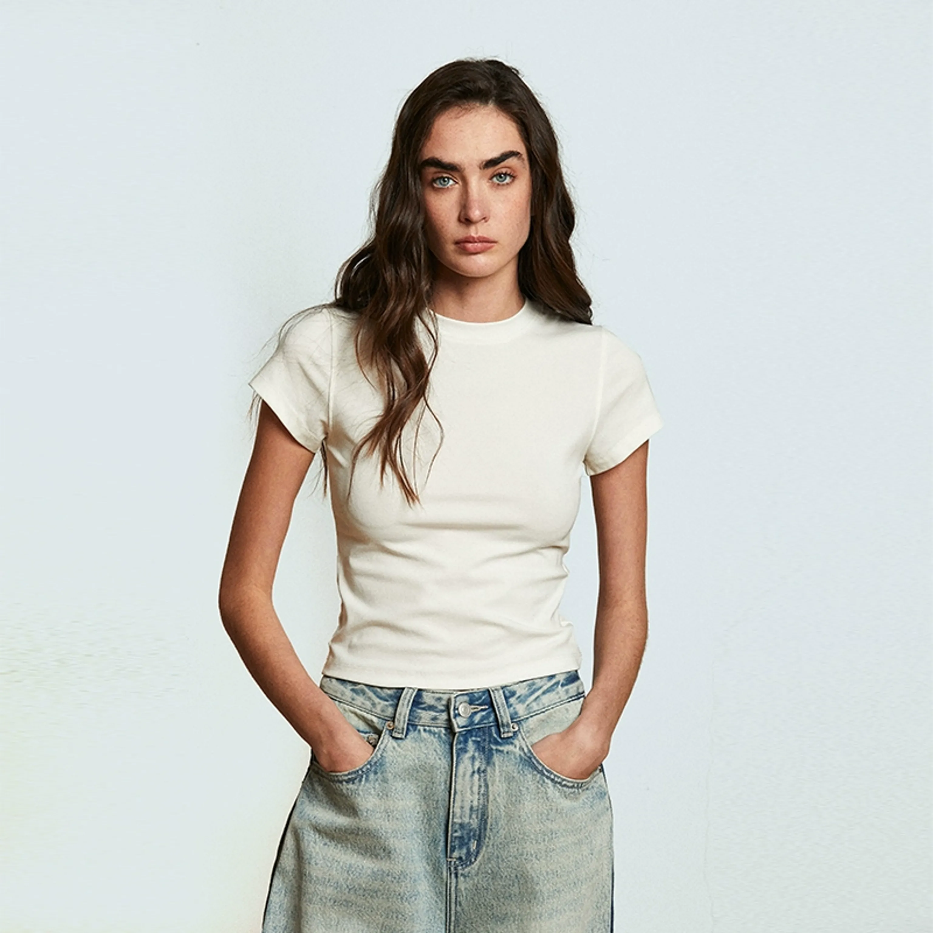 Slim Minimalist Crewneck Tee - Image 8