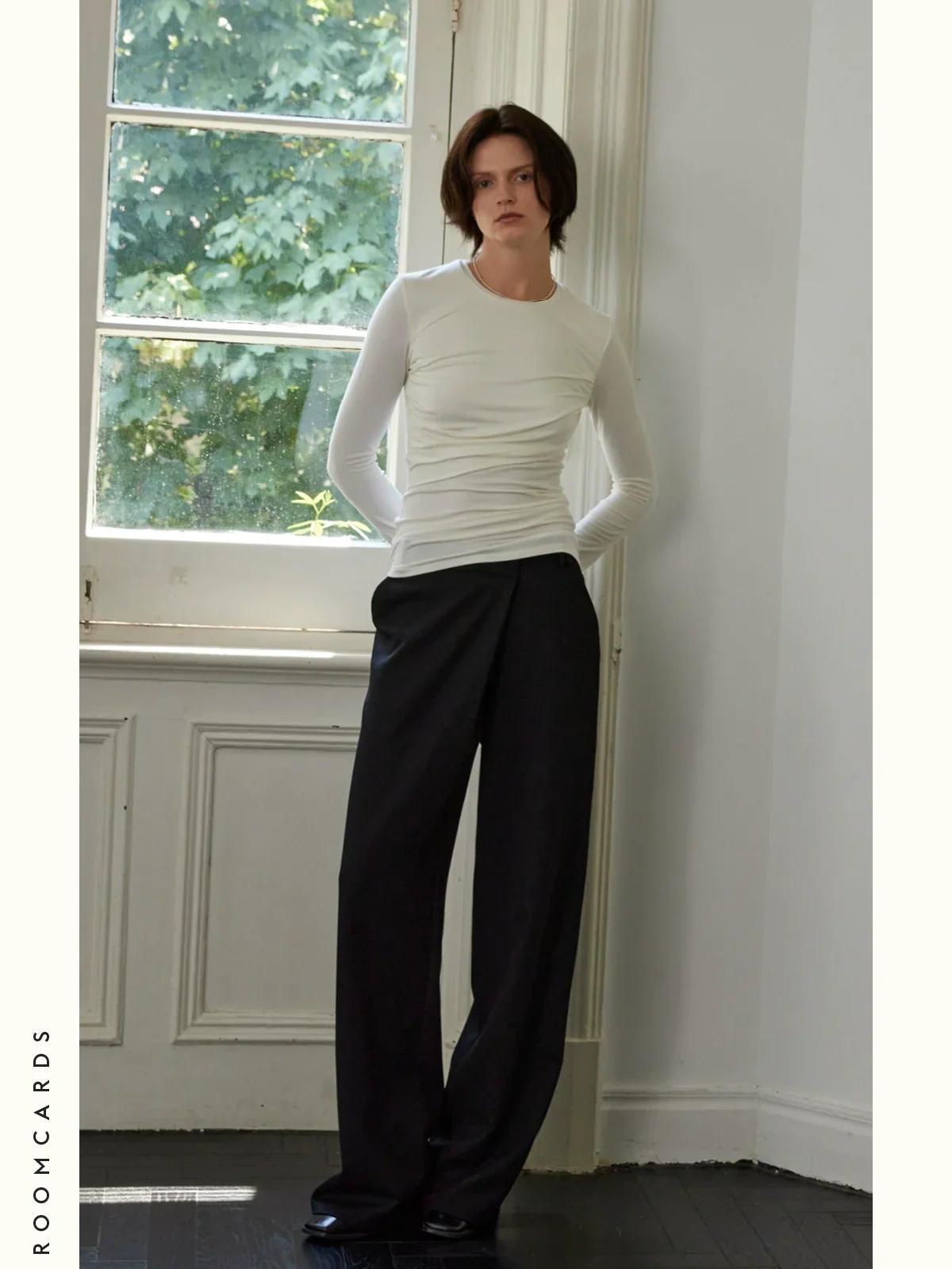Slim Pleated Warm Top - Image 4