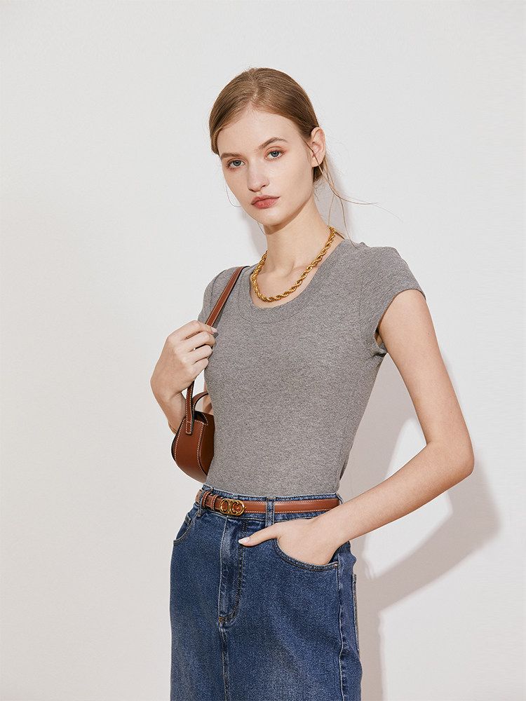 Slim Scoop Tee - Image 2