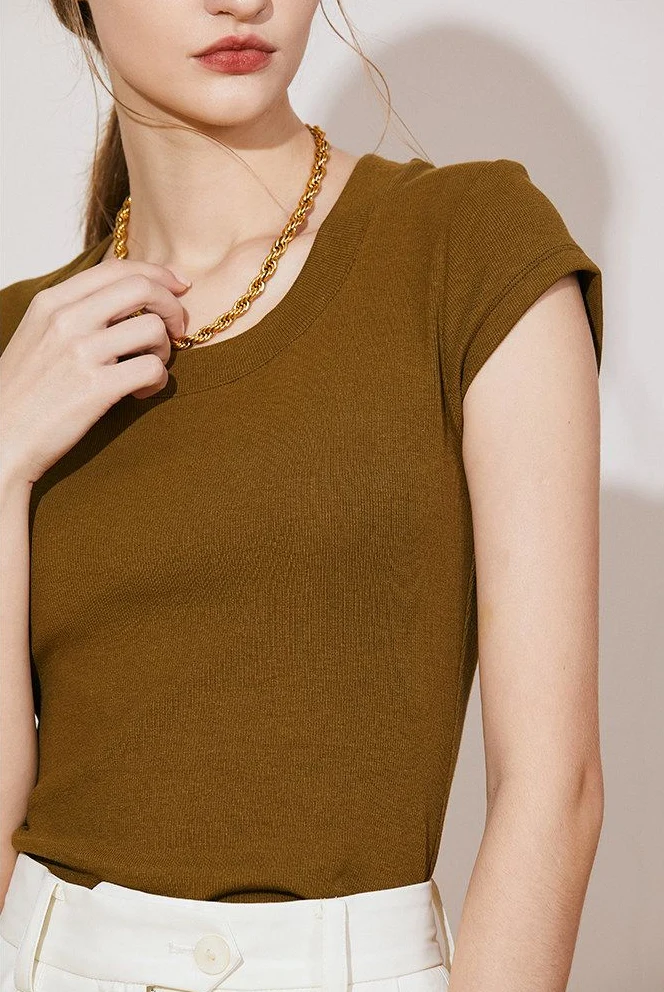 Slim Scoop Tee - Image 5