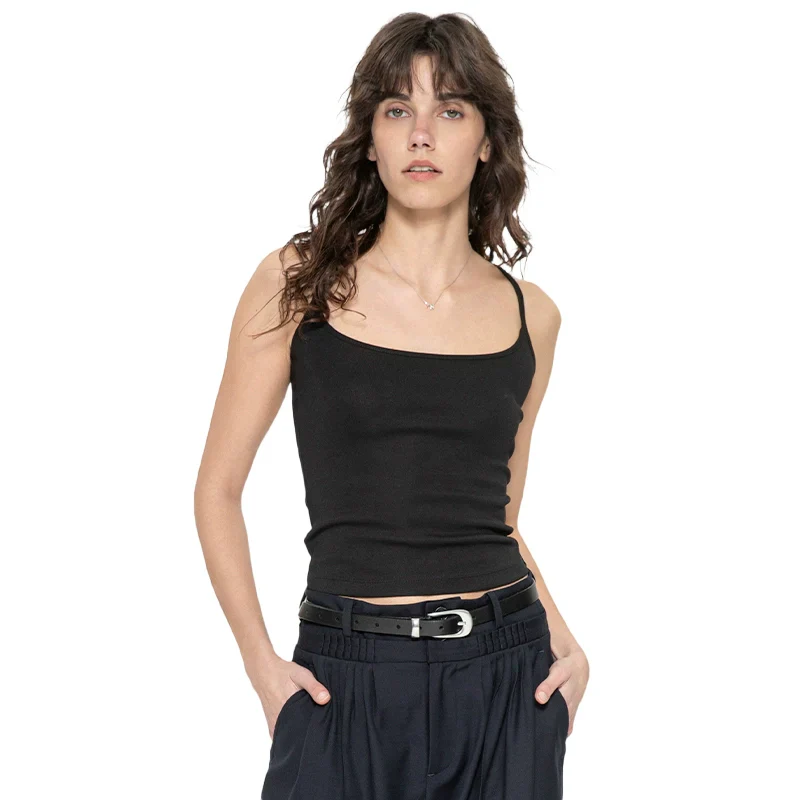 Slim Spaghetti-Strap Camisole - Image 3