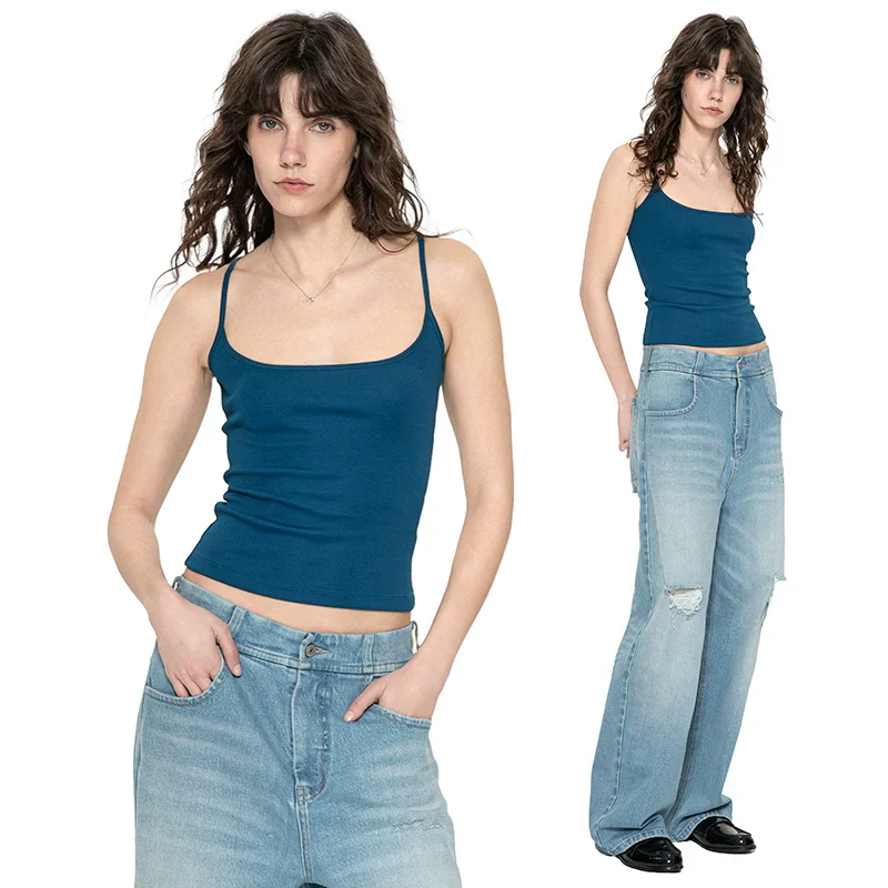 Slim Spaghetti-Strap Camisole - Image 4