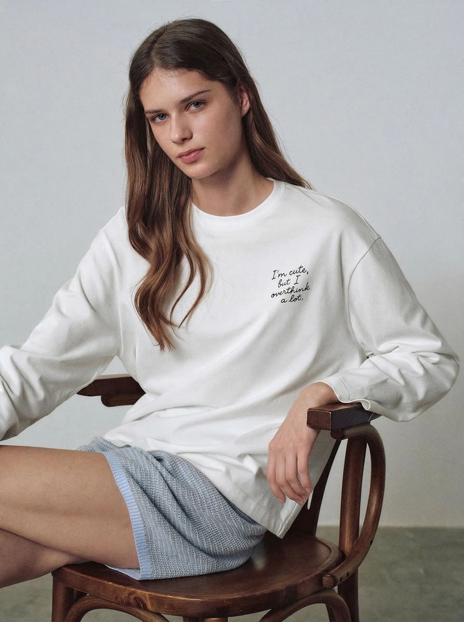 Slogan Long Sleeve Tee - Image 3