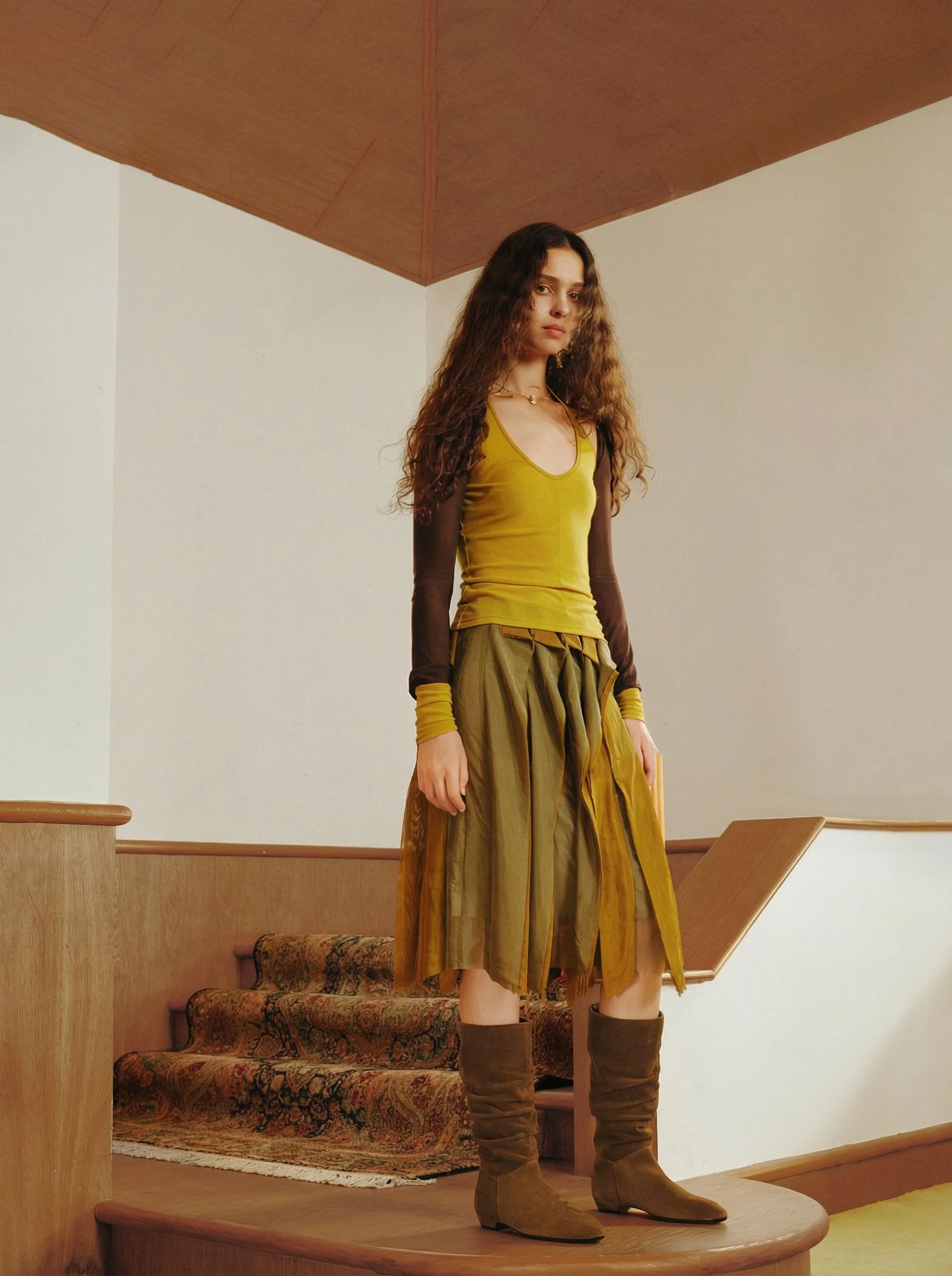 Slouch Suede Boots - Image 5