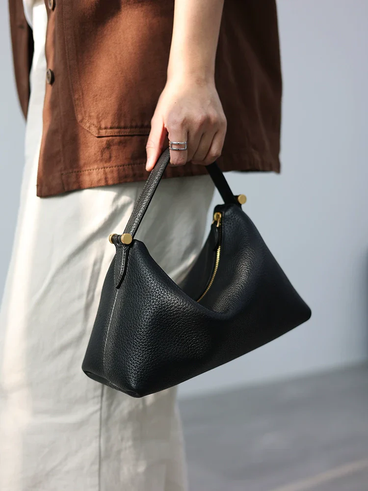 Slouchy Pebbled Leather Crossbody