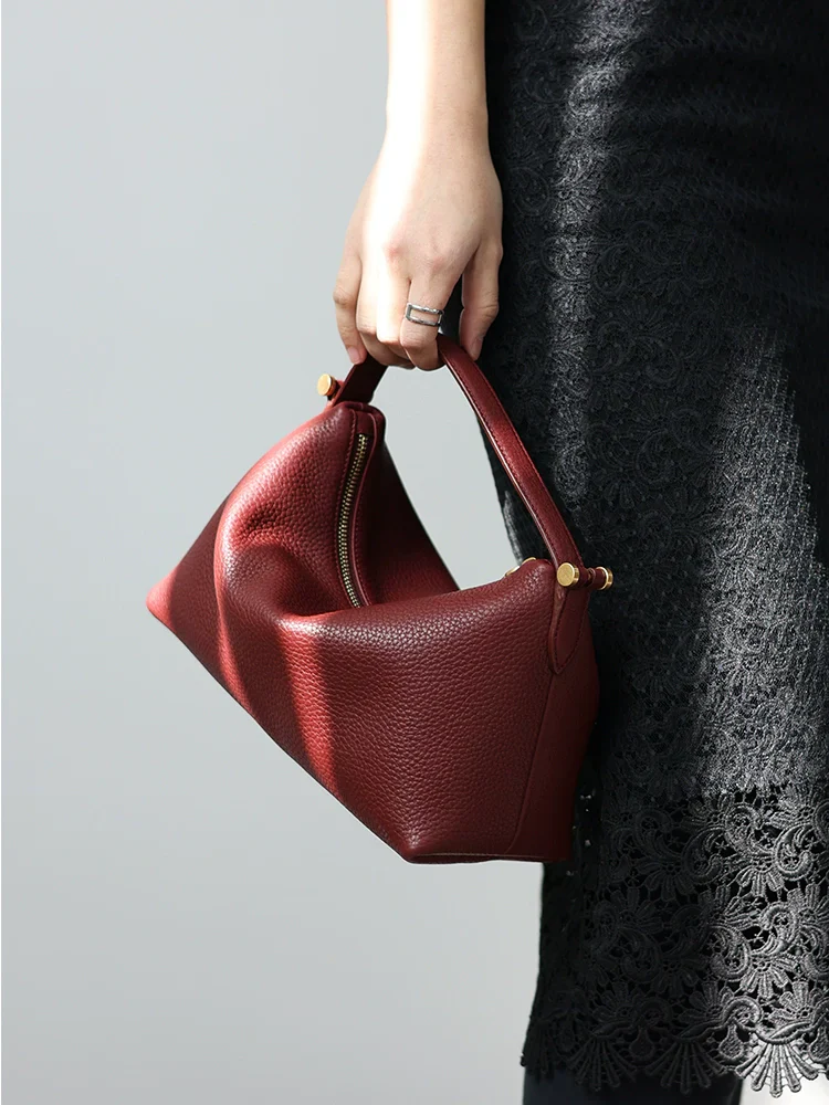 Slouchy Pebbled Leather Crossbody - Image 3