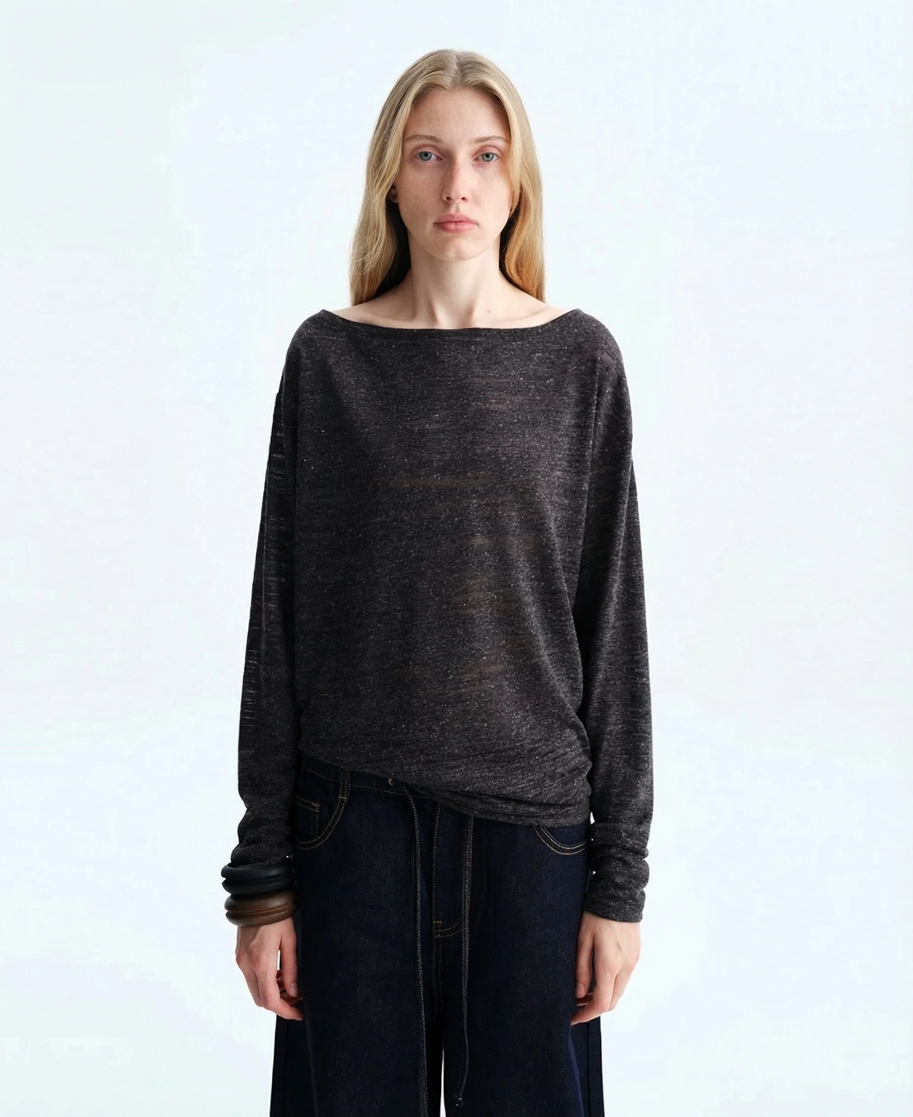 Slub Boatneck Top - Image 2