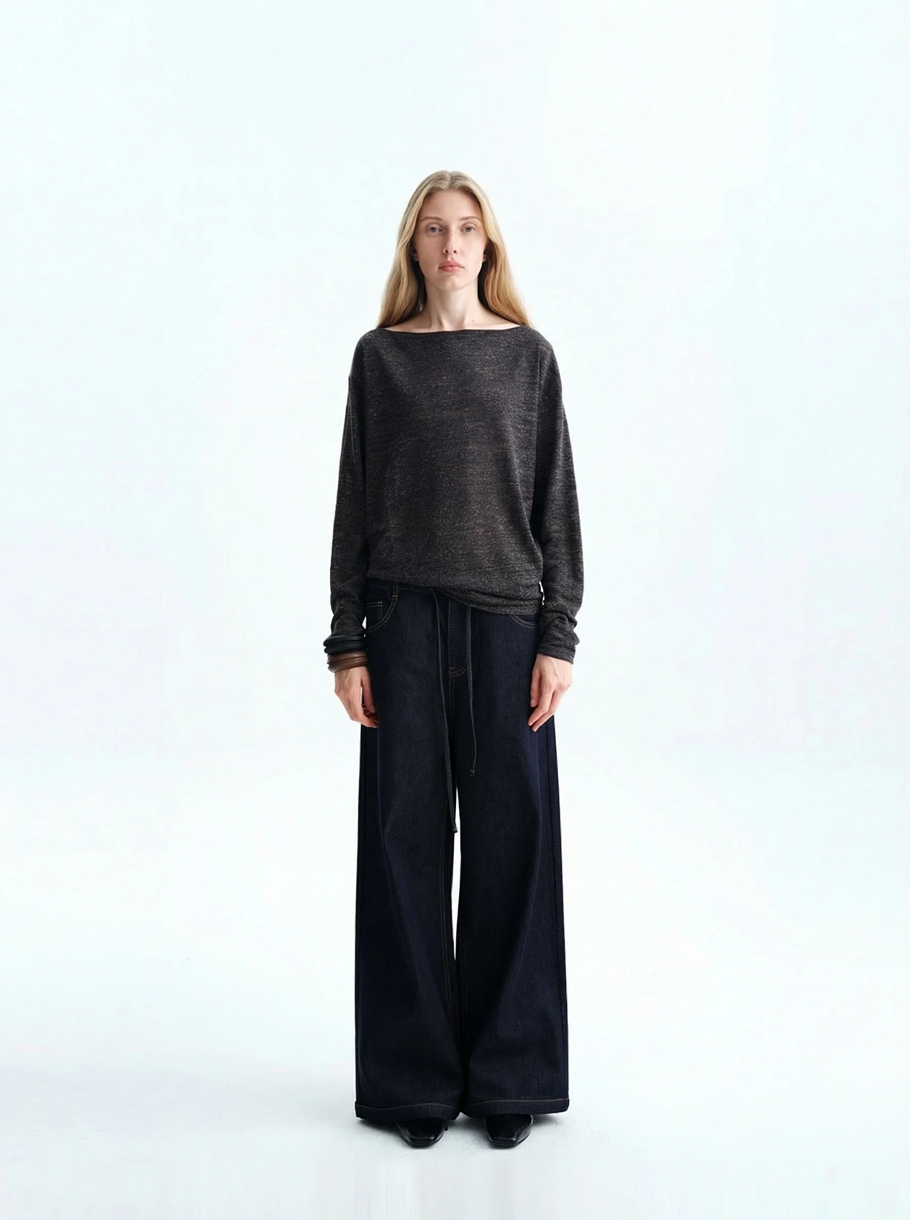 Slub Boatneck Top - Image 4