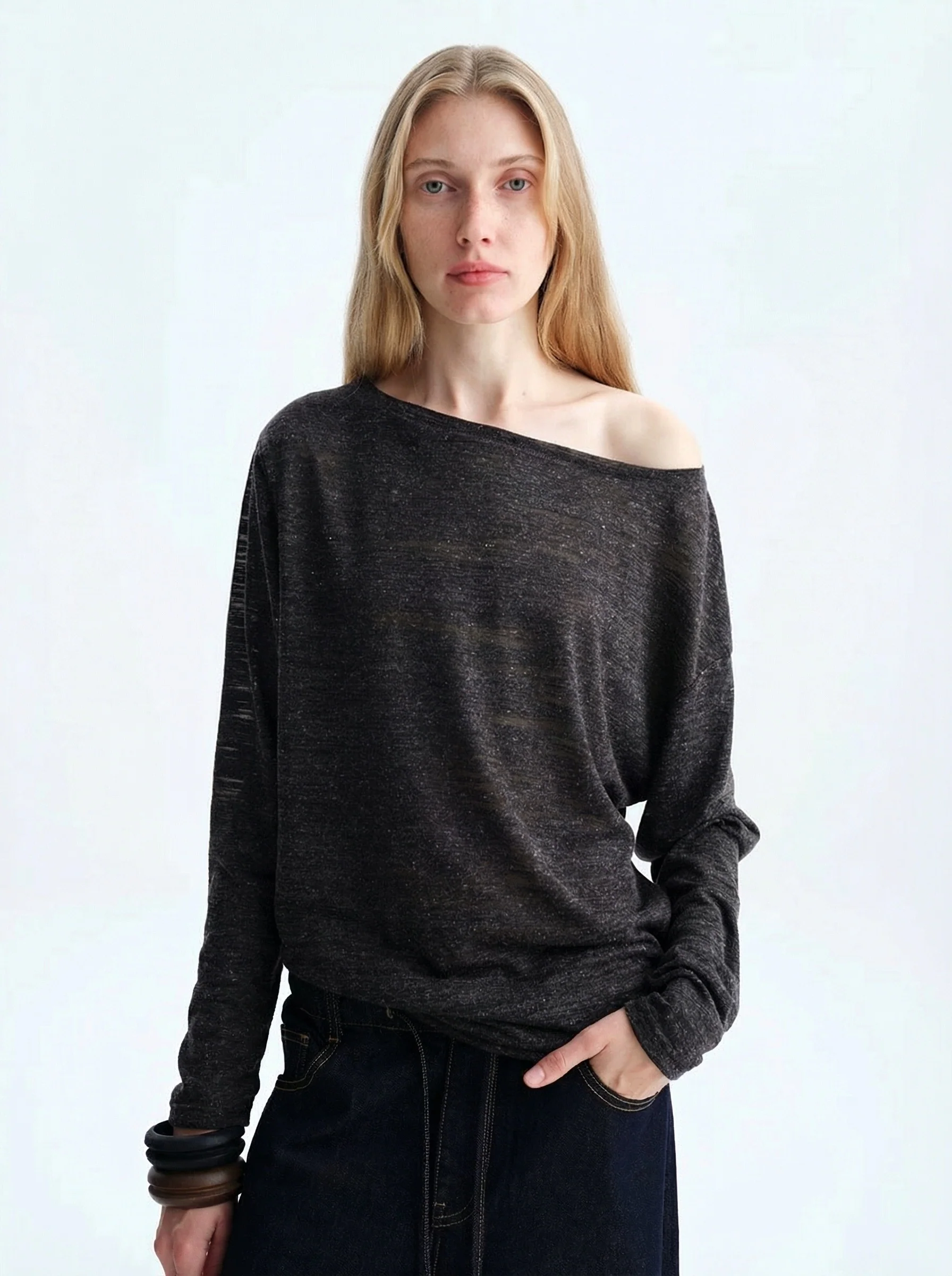 Slub Boatneck Top - Image 6