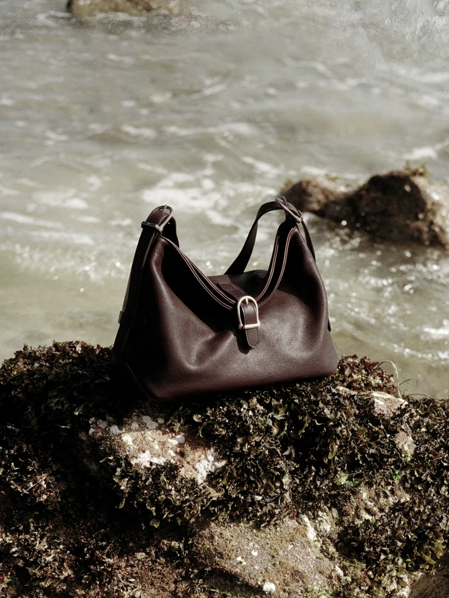 Small Buckle Hobo Bag - Image 4