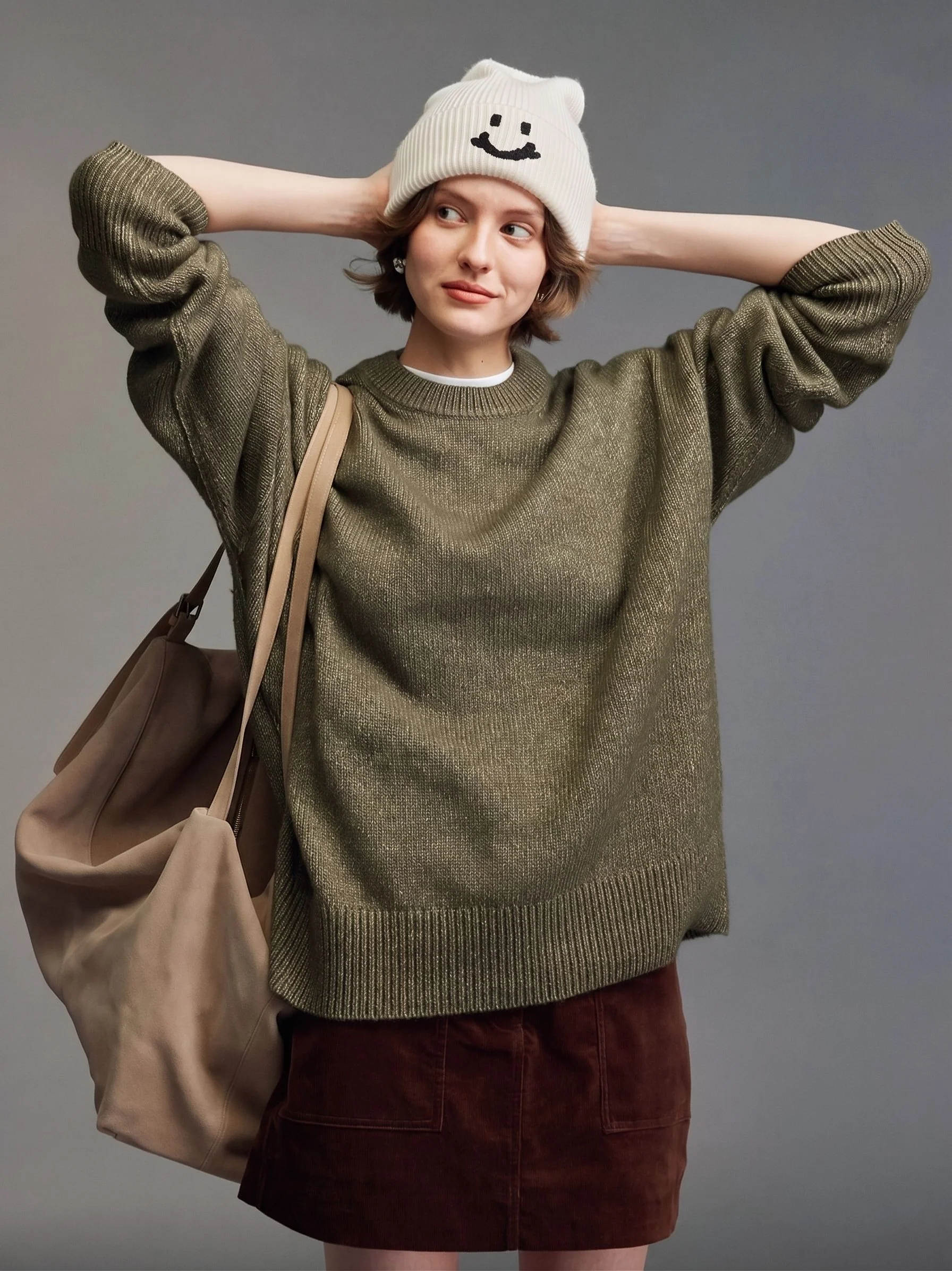 Smiley Rib Beanie - Image 5