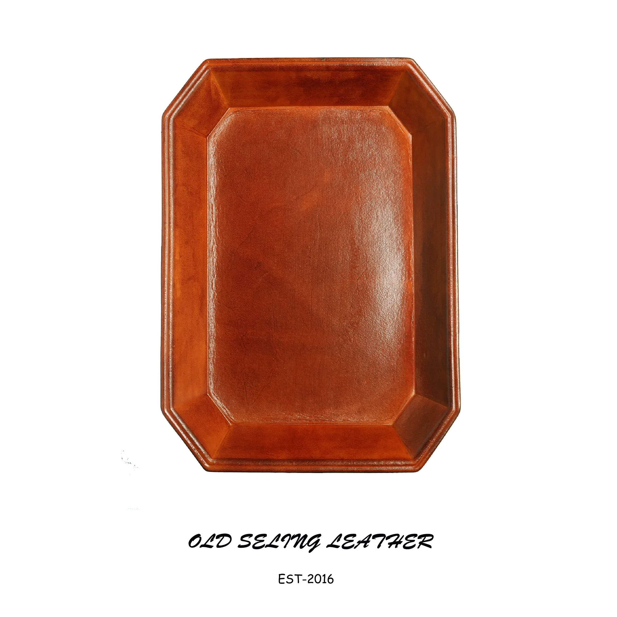 Snake-Embossed Leather Valet Tray - Image 13