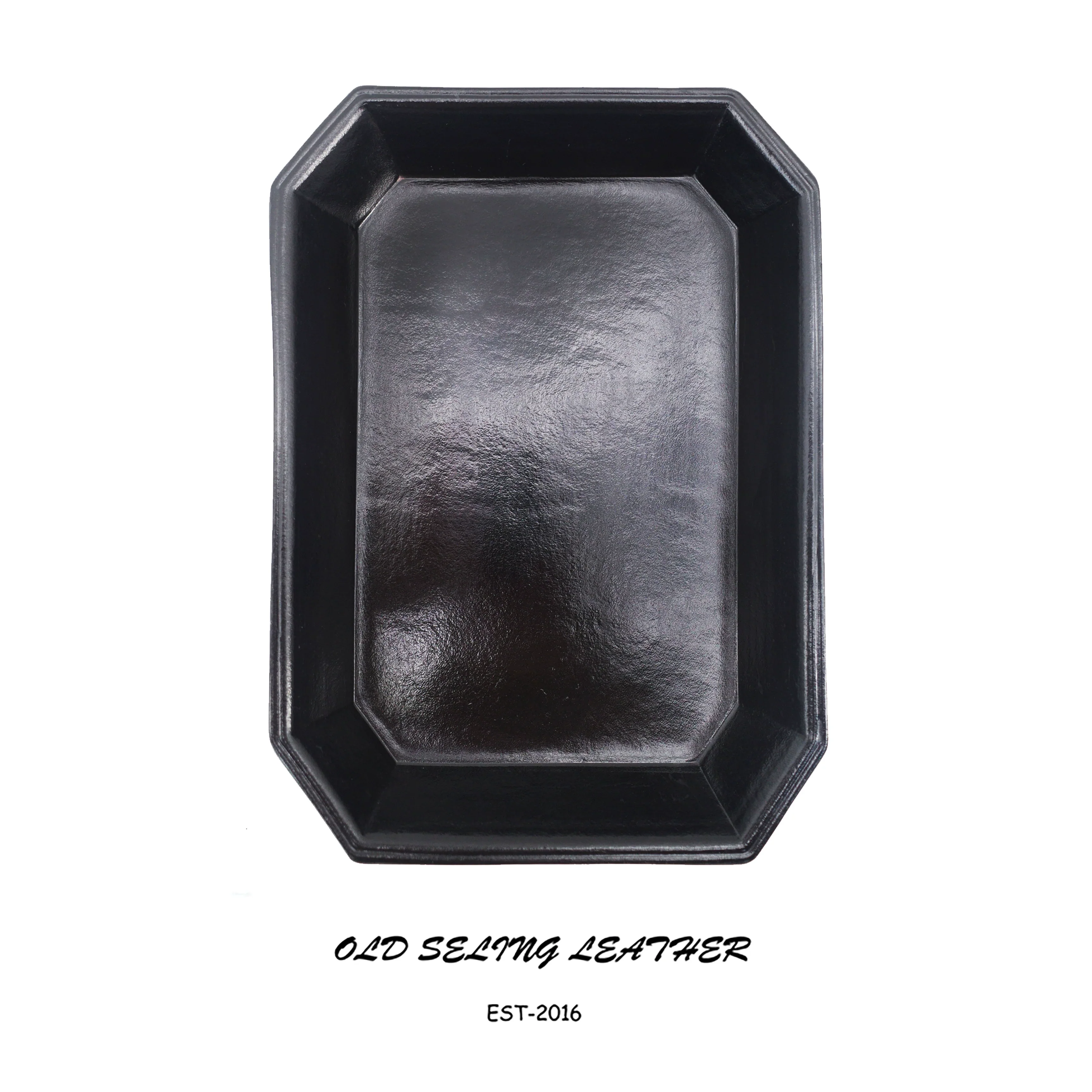 Snake-Embossed Leather Valet Tray - Image 14