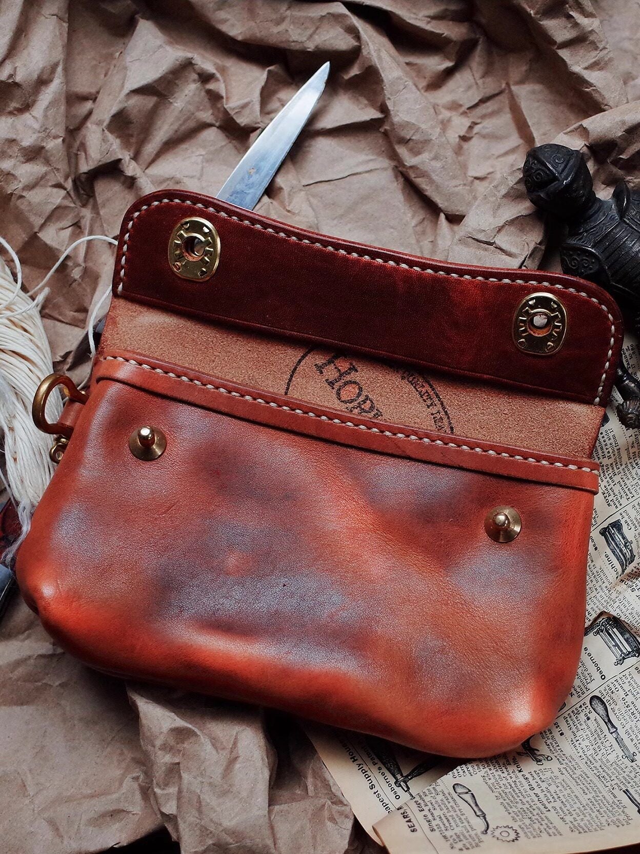 Snap Flap Wristlet