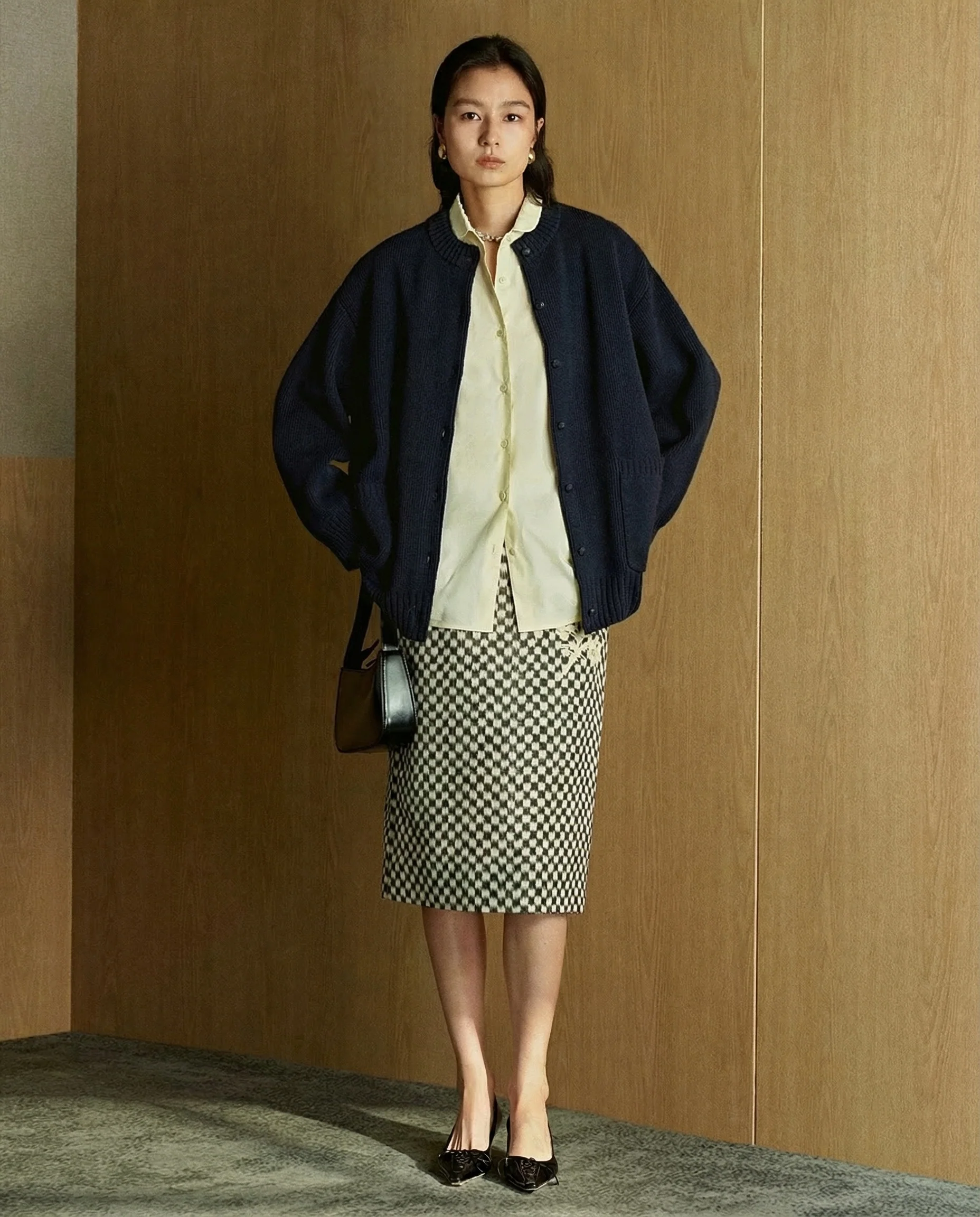 Snap-Front Knit Cardigan - Image 3