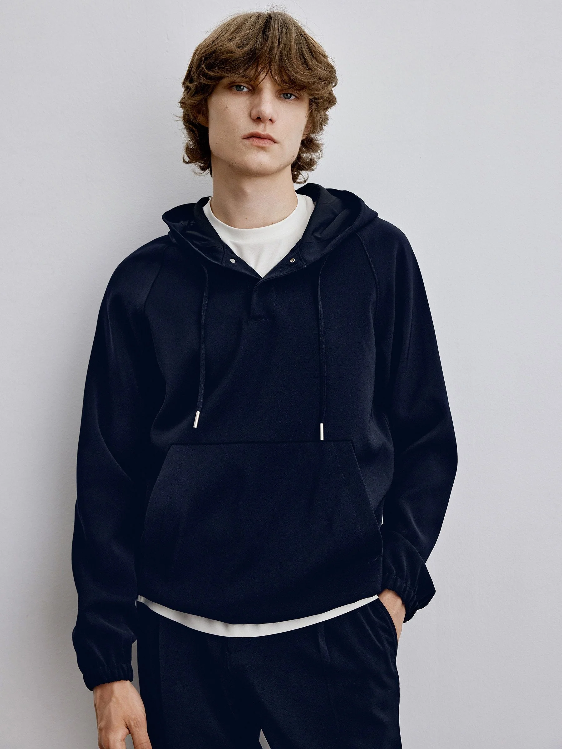 Snap-Placket Hoodie - Image 2