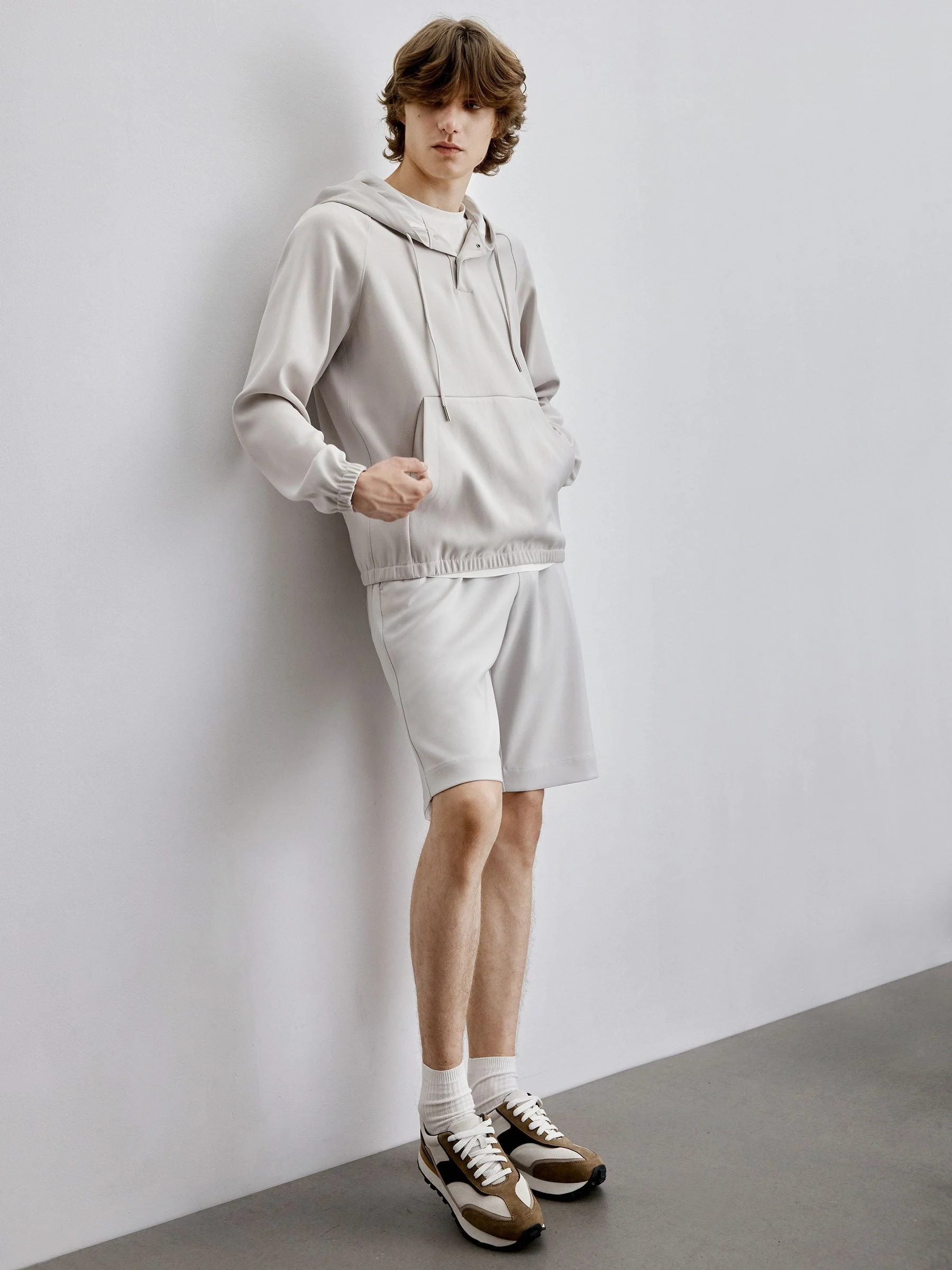 Snap-Placket Hoodie - Image 3