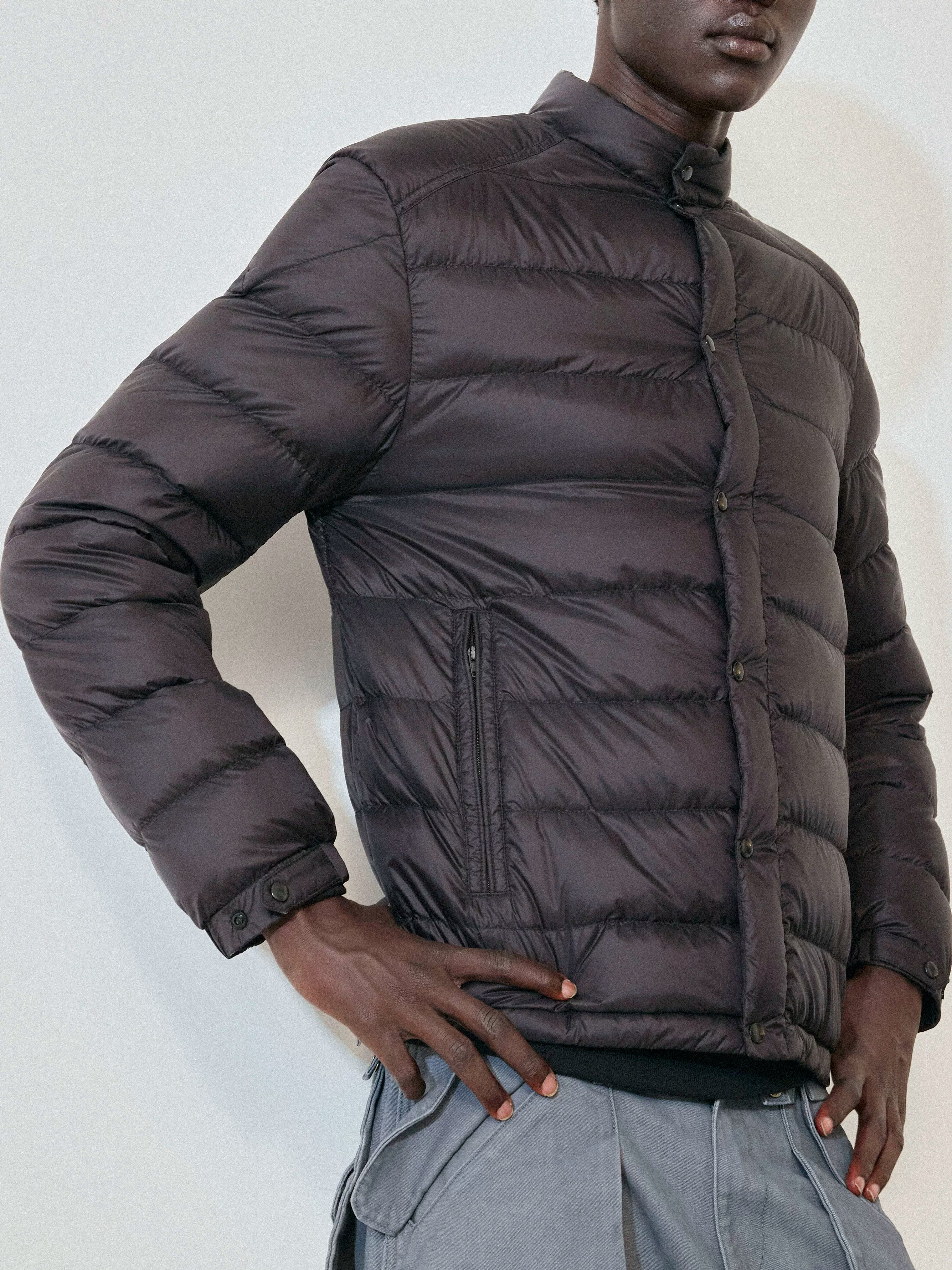 Snap Puffer Jacket
