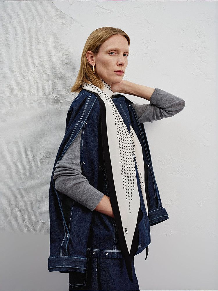 Snap-Sleeve Denim Jacket - Image 3