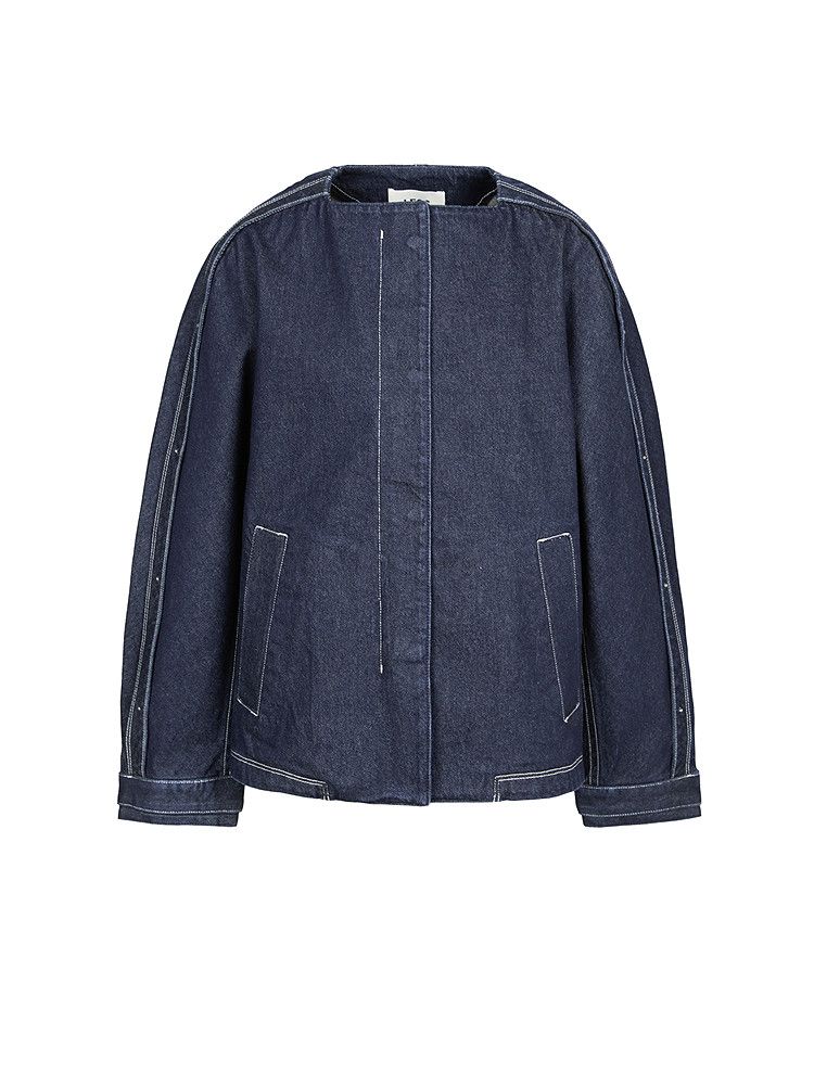 Snap-Sleeve Denim Jacket - Image 5