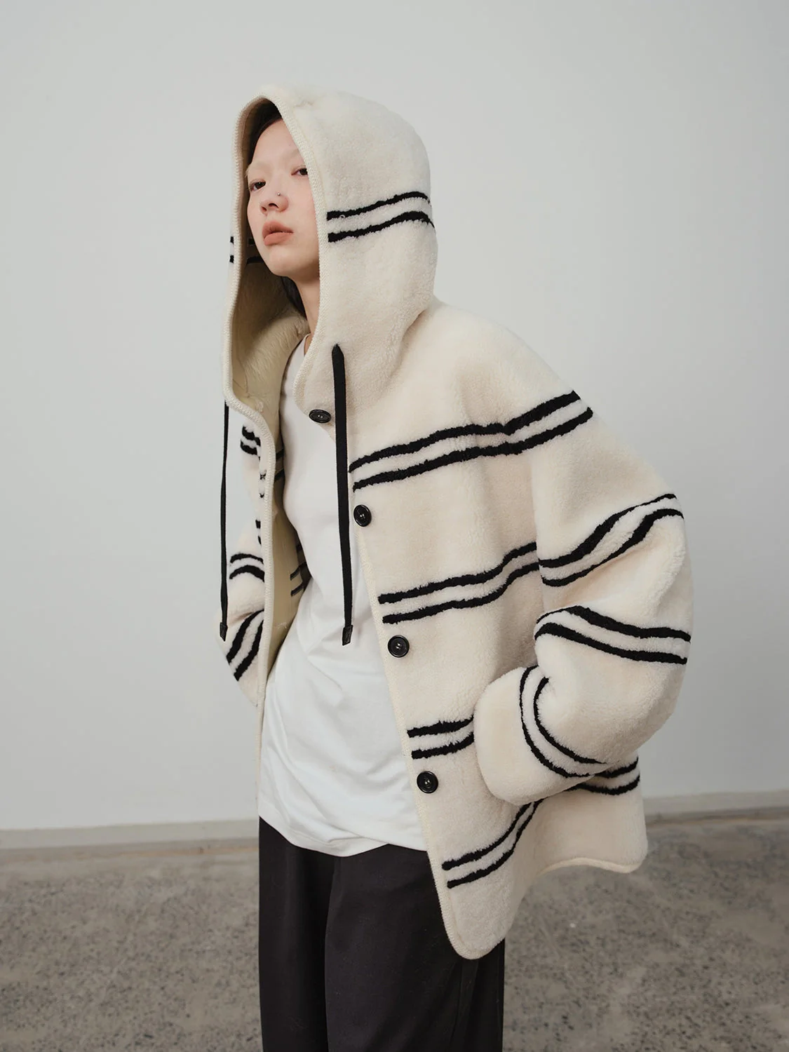 Snow Striped Coat - Image 2