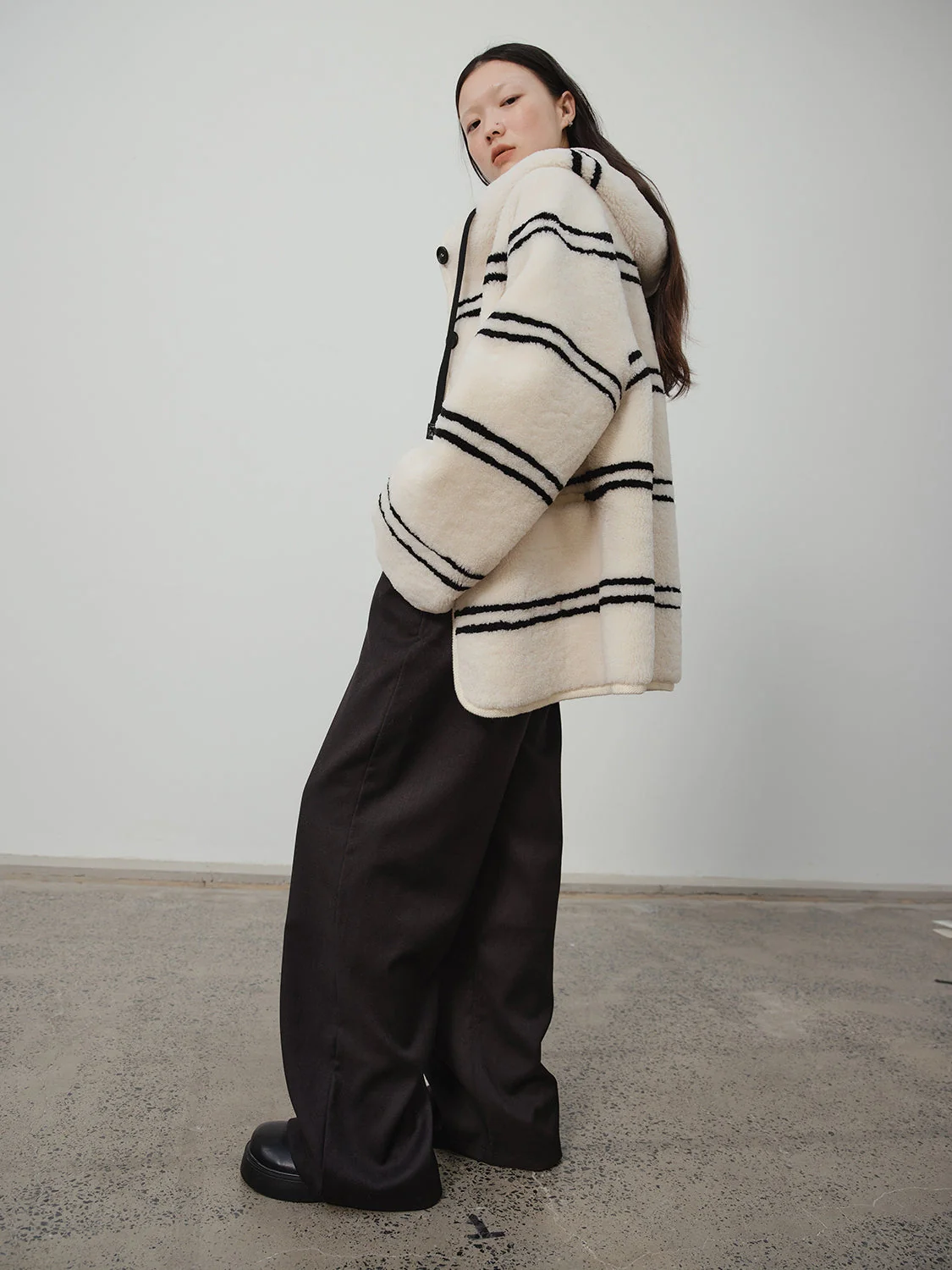 Snow Striped Coat - Image 3