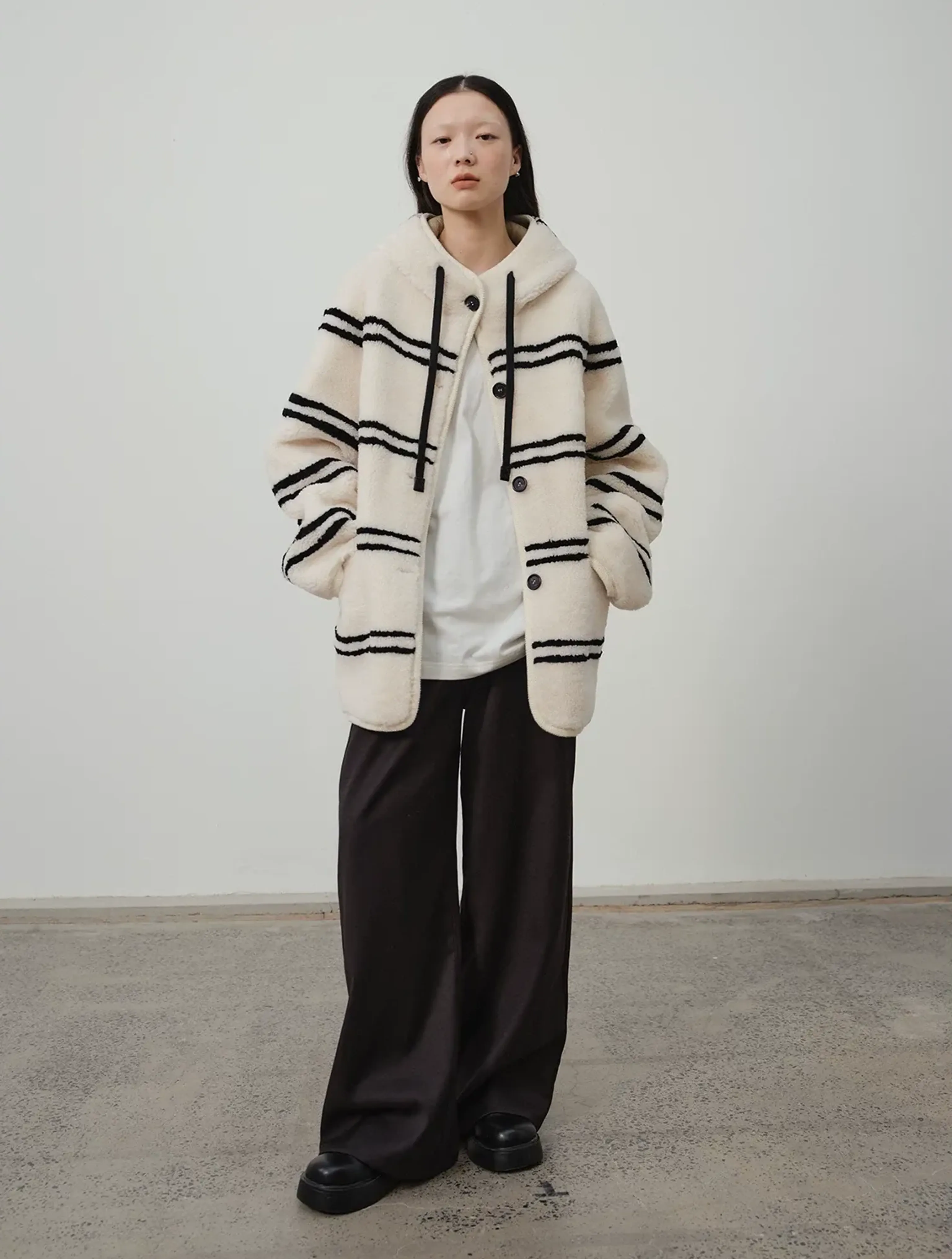 Snow Striped Coat - Image 5