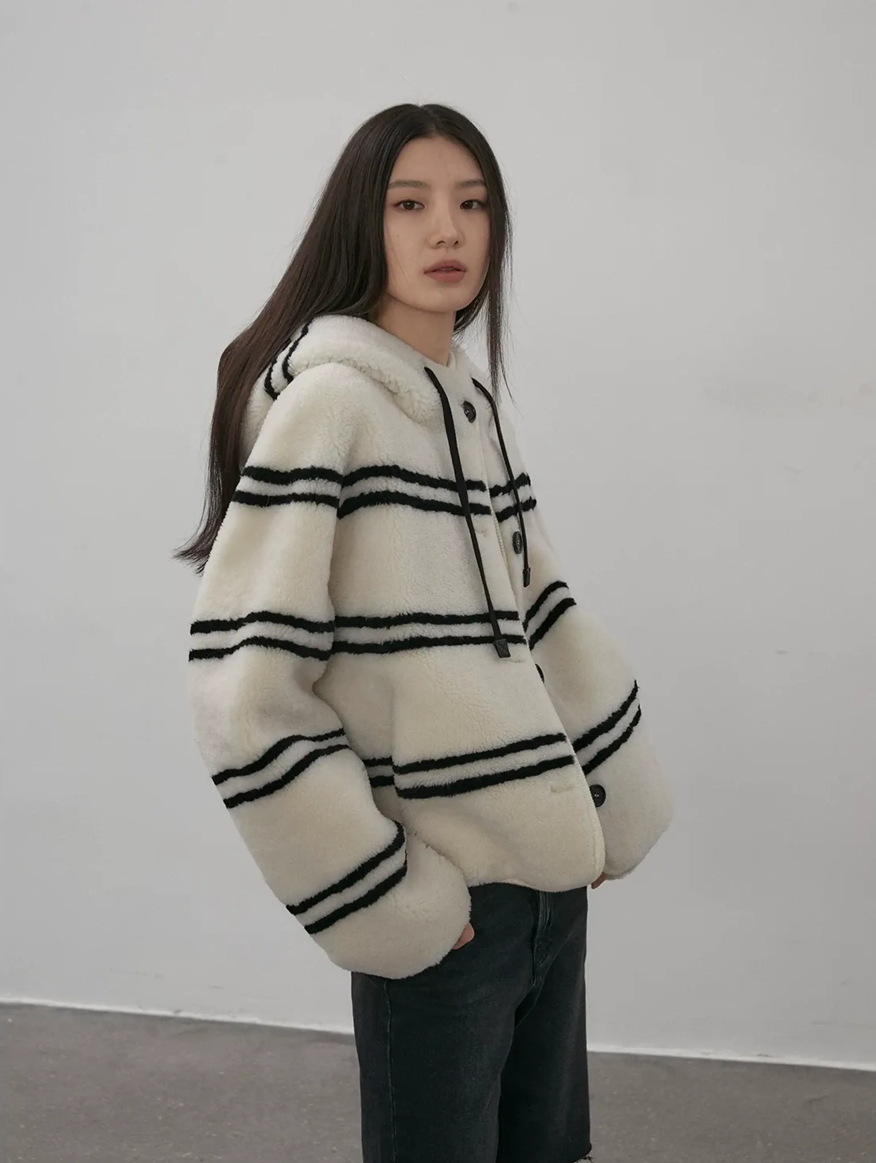 Snow Striped Coat - Image 6