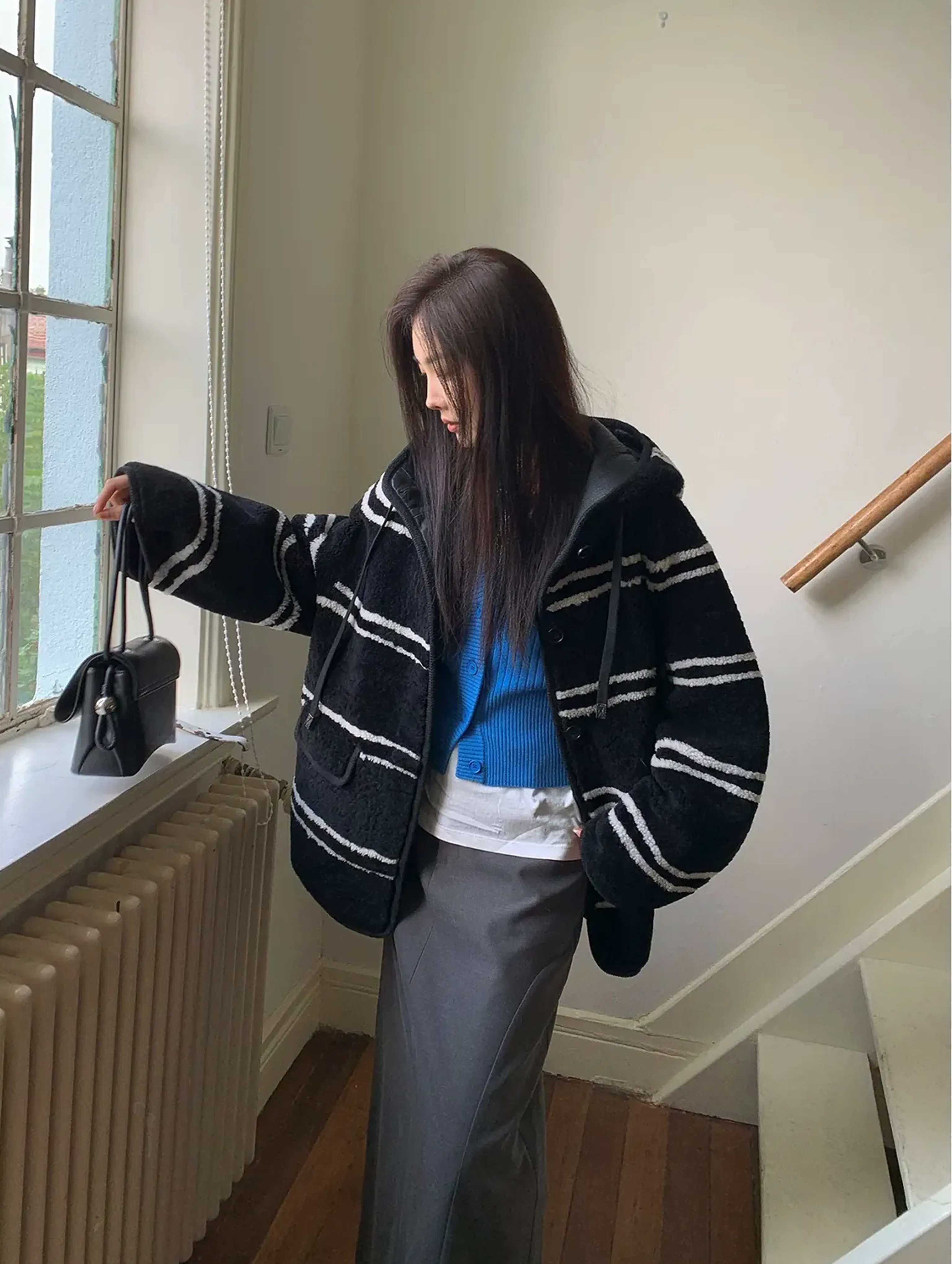 Snow Striped Coat - Image 7