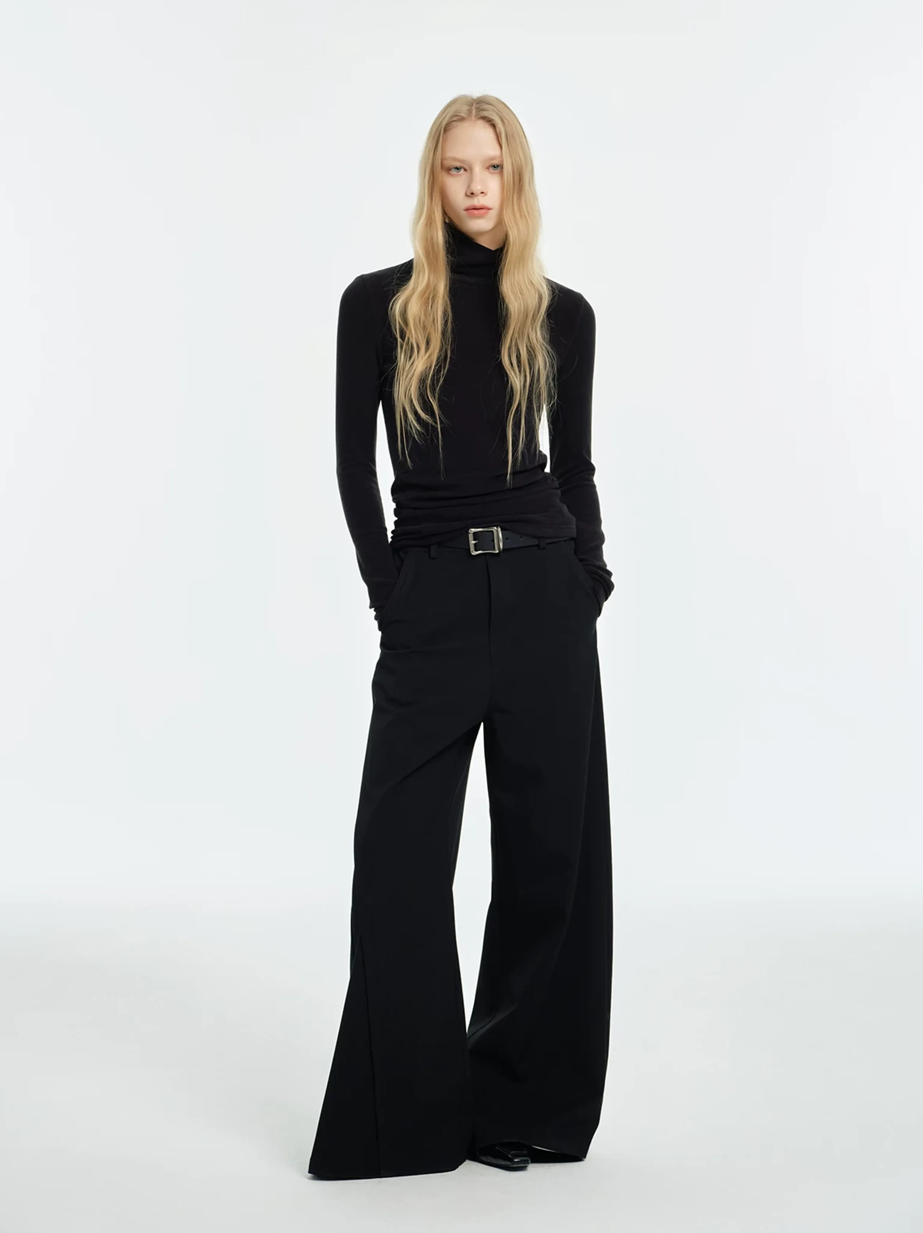 Soft Double-Sided Micro Fleece Turtleneck