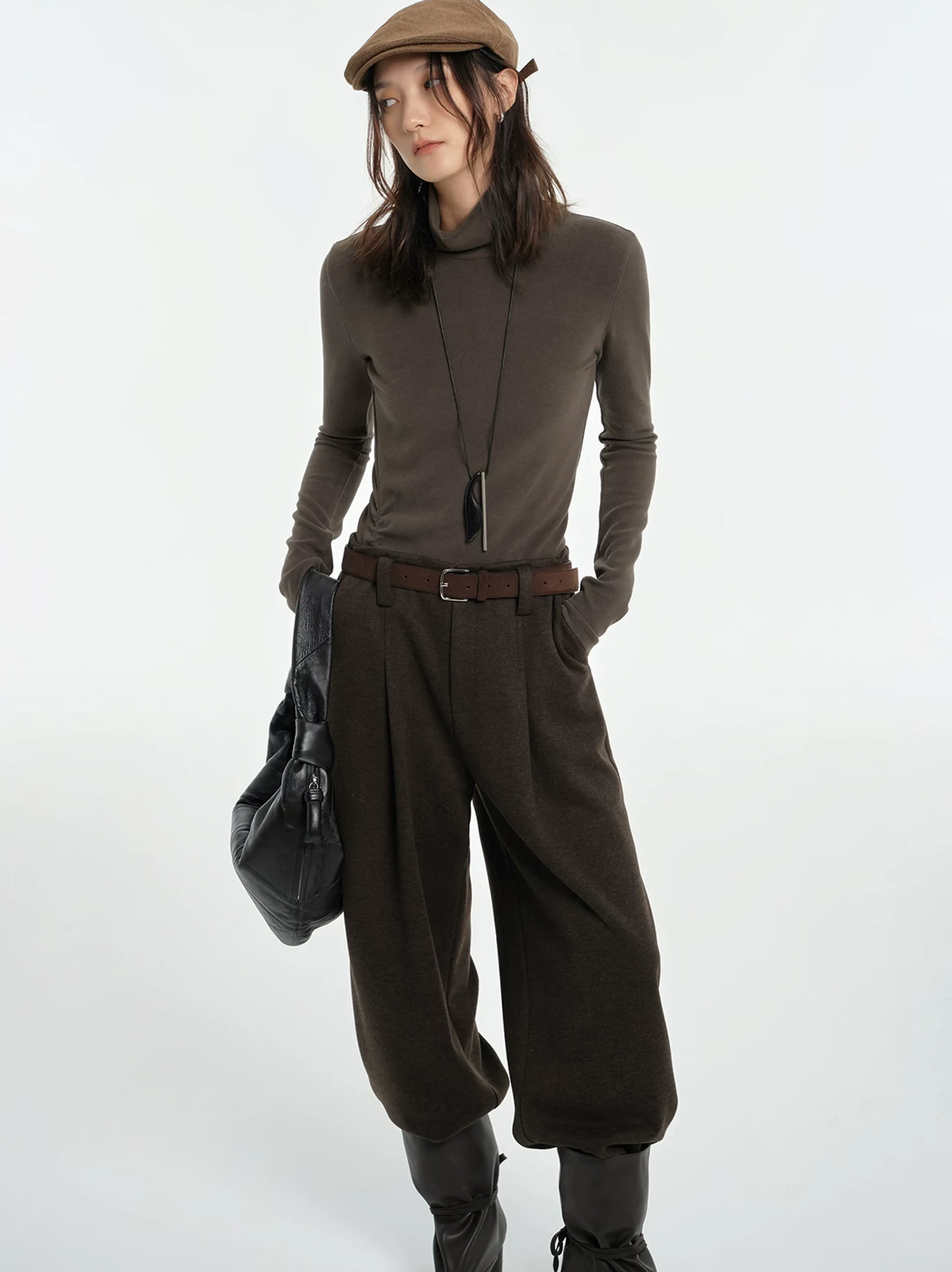 Soft Double-Sided Micro Fleece Turtleneck - Image 7