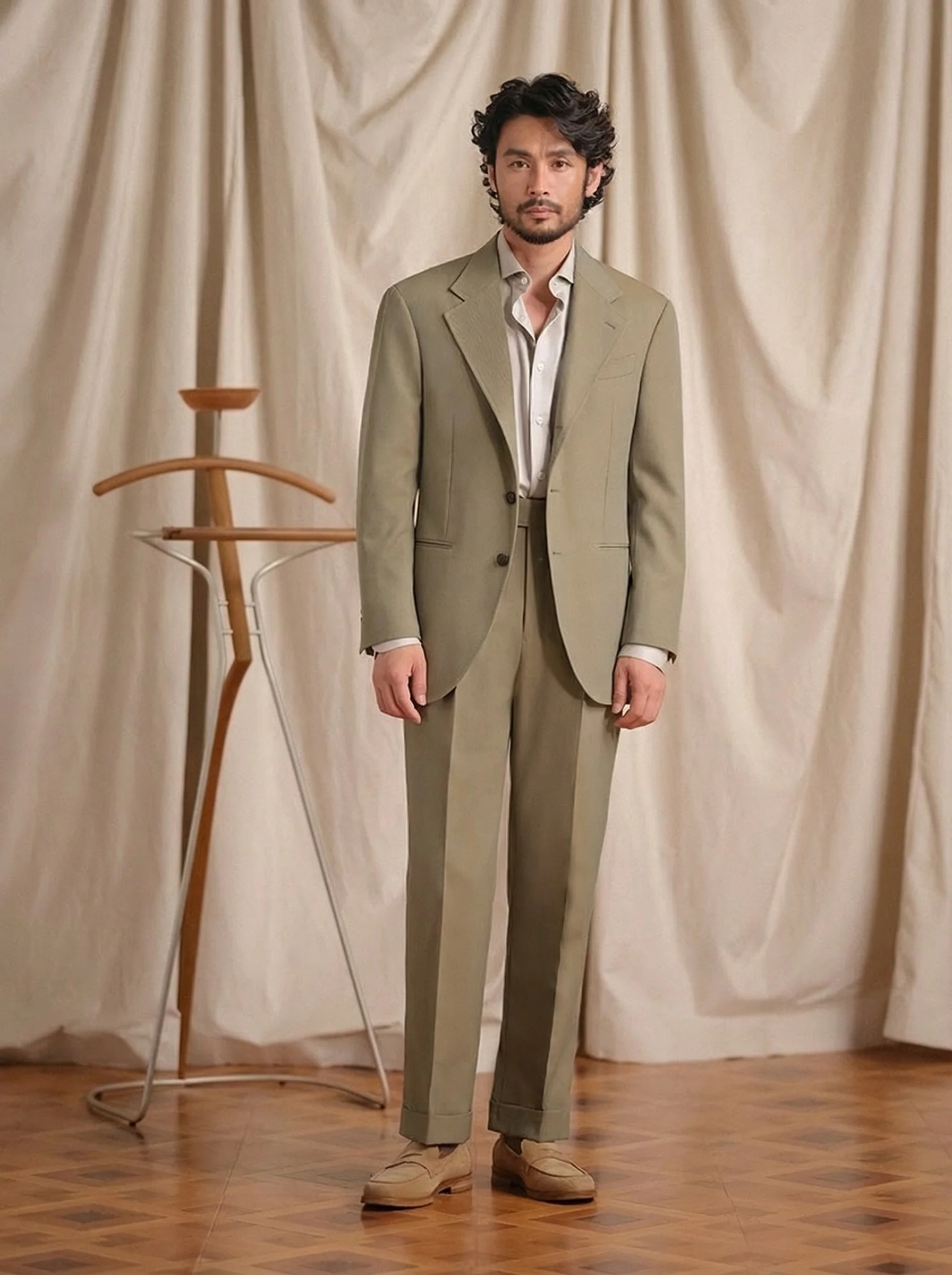 Solaro Wool Pleated Trousers - Image 4