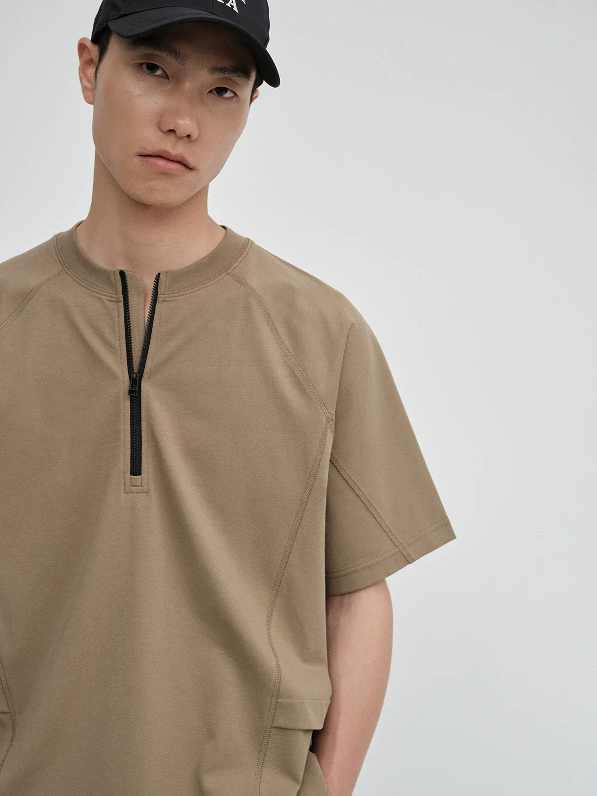 Sorona Quarter-Zip Tee