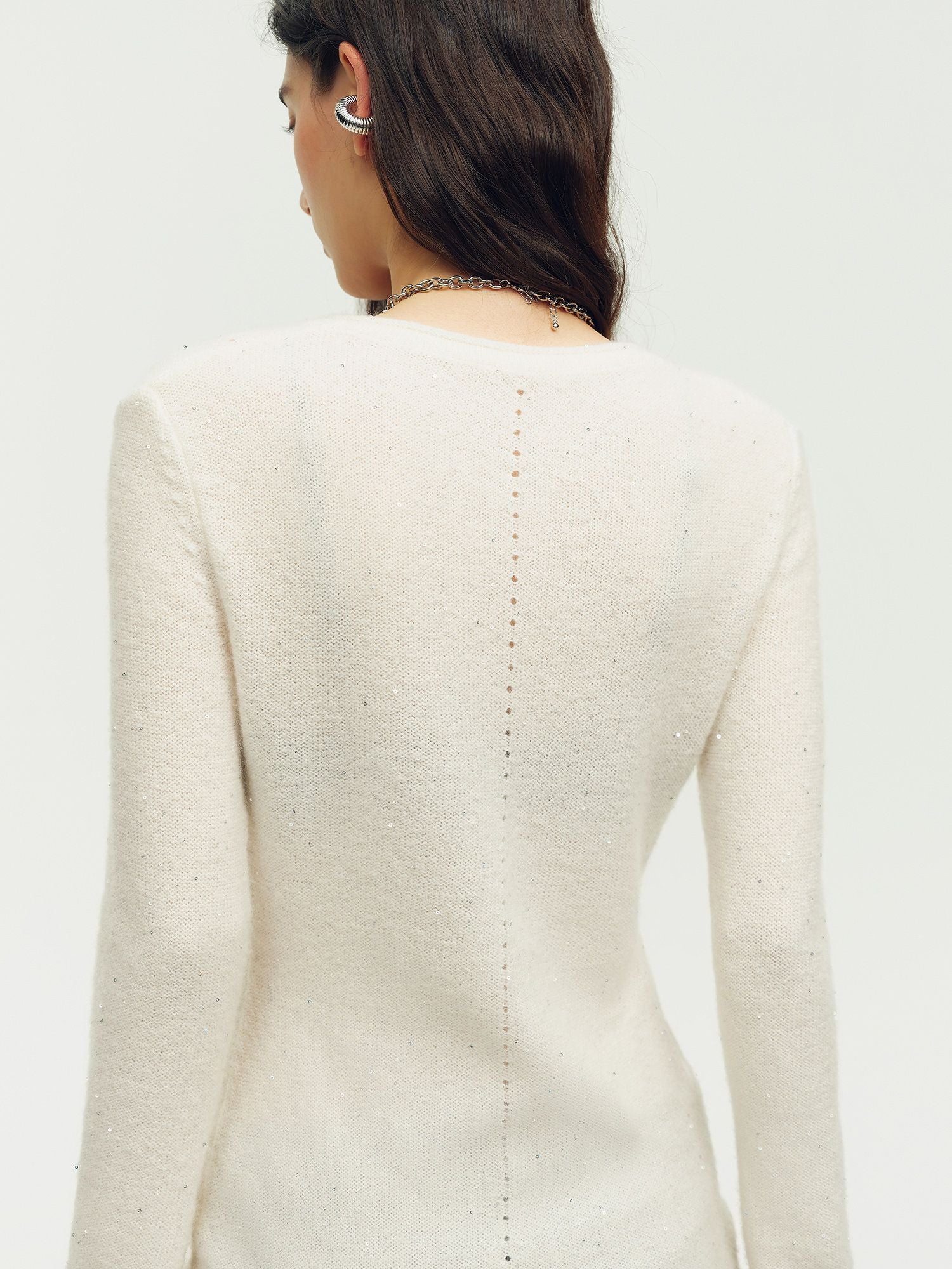 Sparkle Henley Sweater - Image 3
