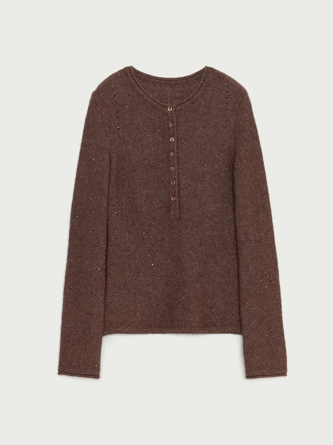 Sparkle Henley Sweater - Image 8