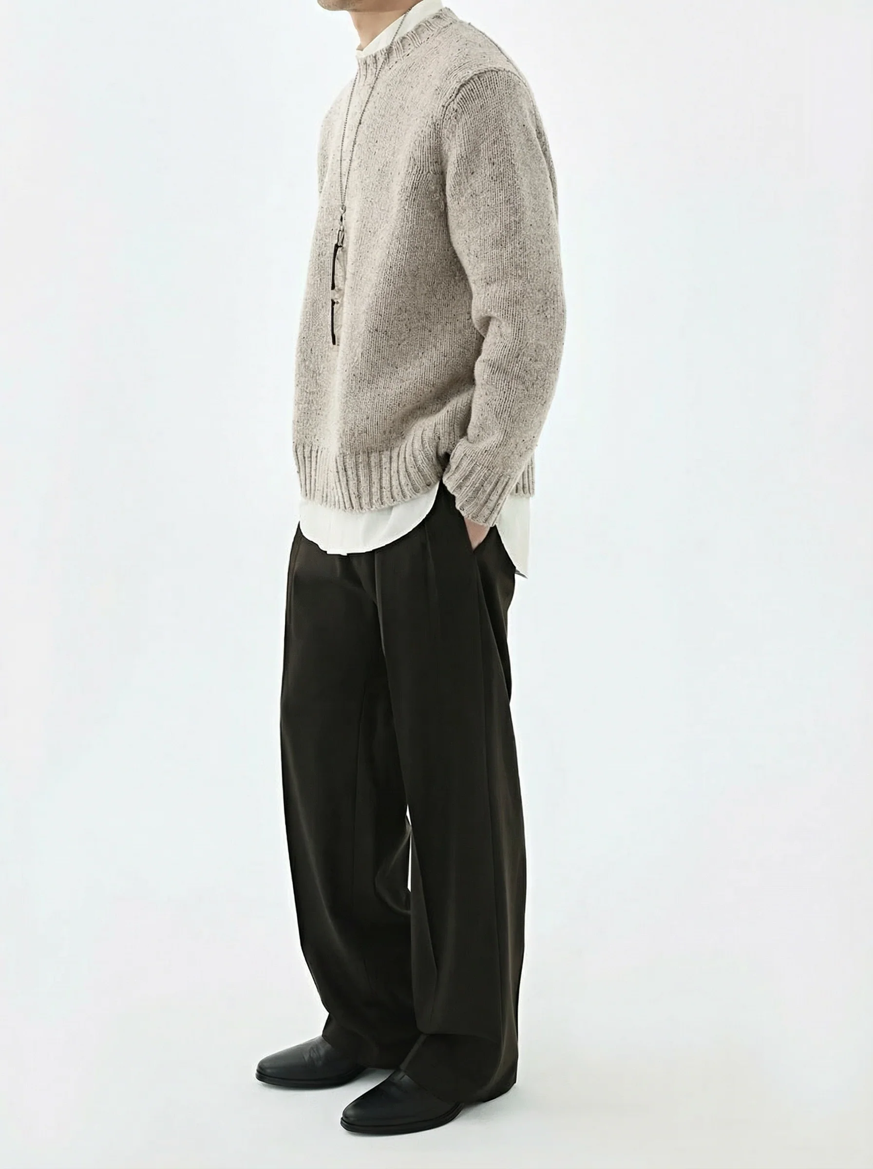 Speckled Crewneck Sweater - Image 3