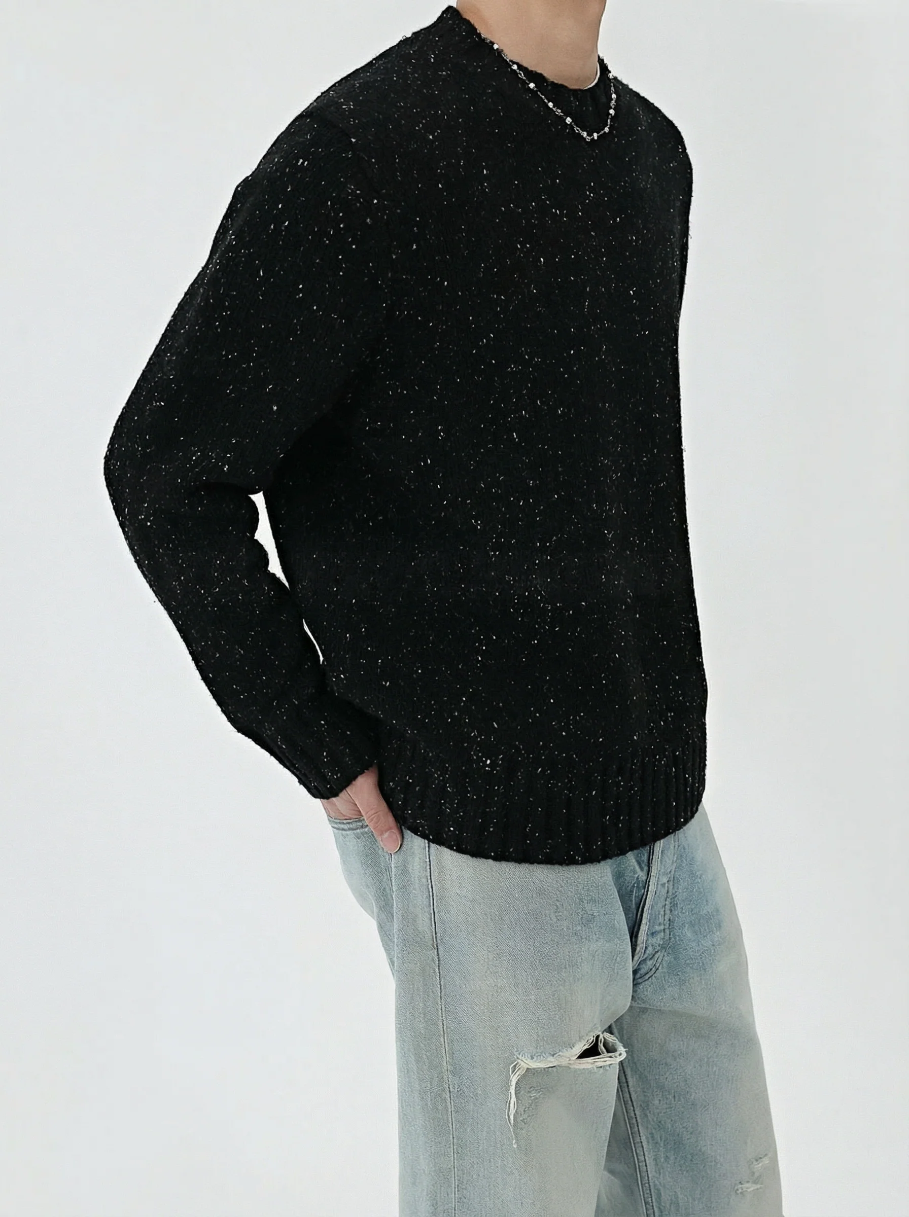 Speckled Crewneck Sweater - Image 5