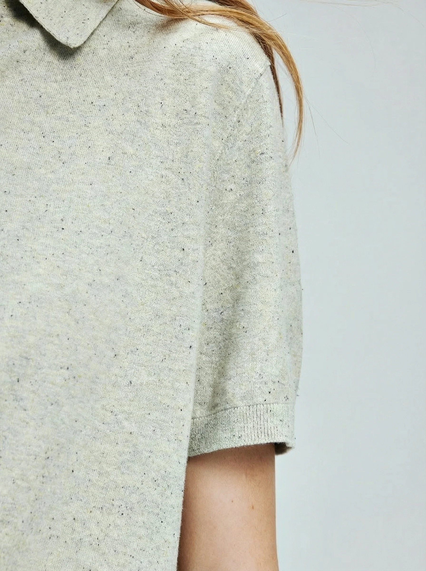Speckled Knit Polo - Image 4