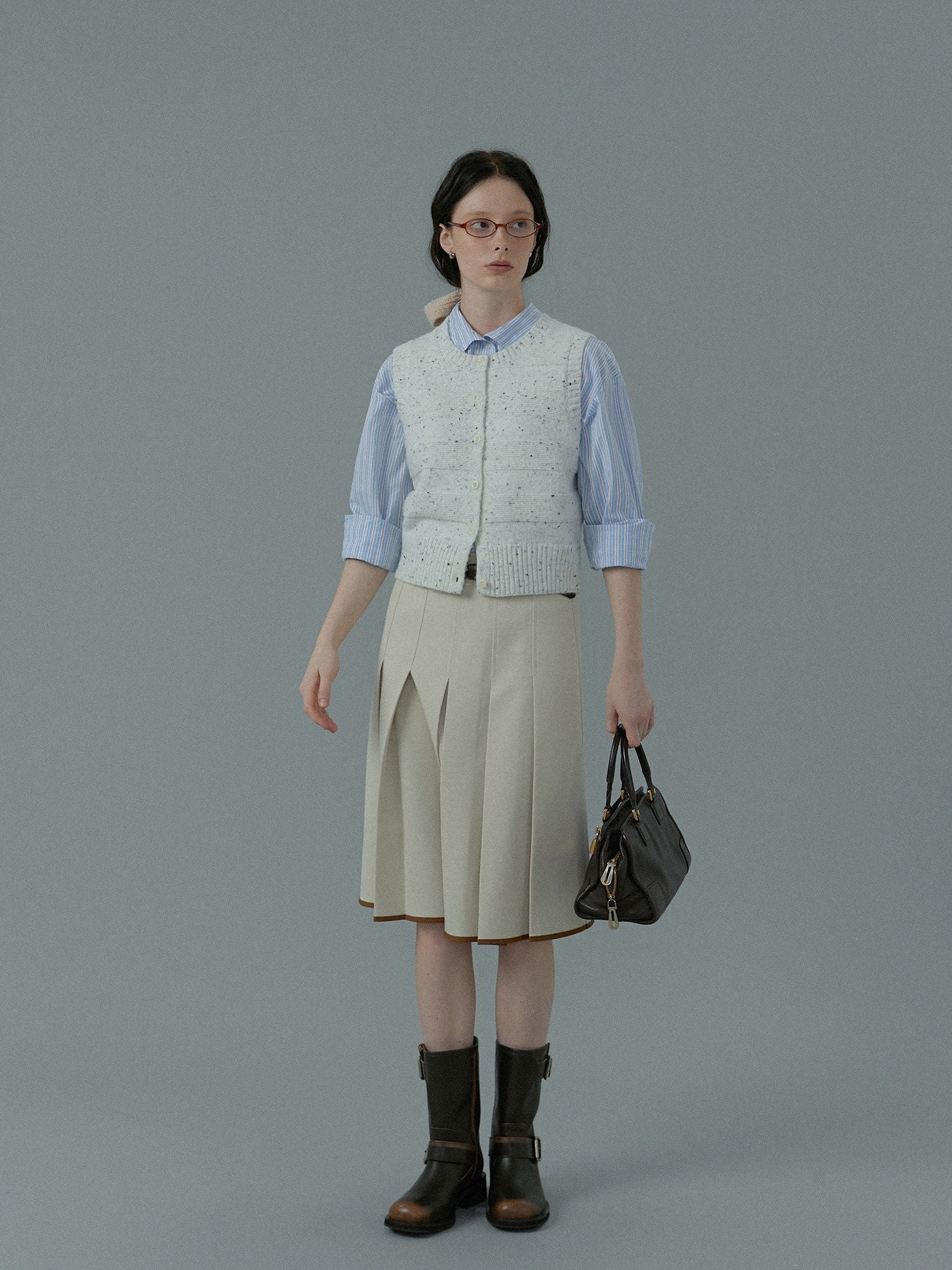 Speckled Knit Vest - Image 5