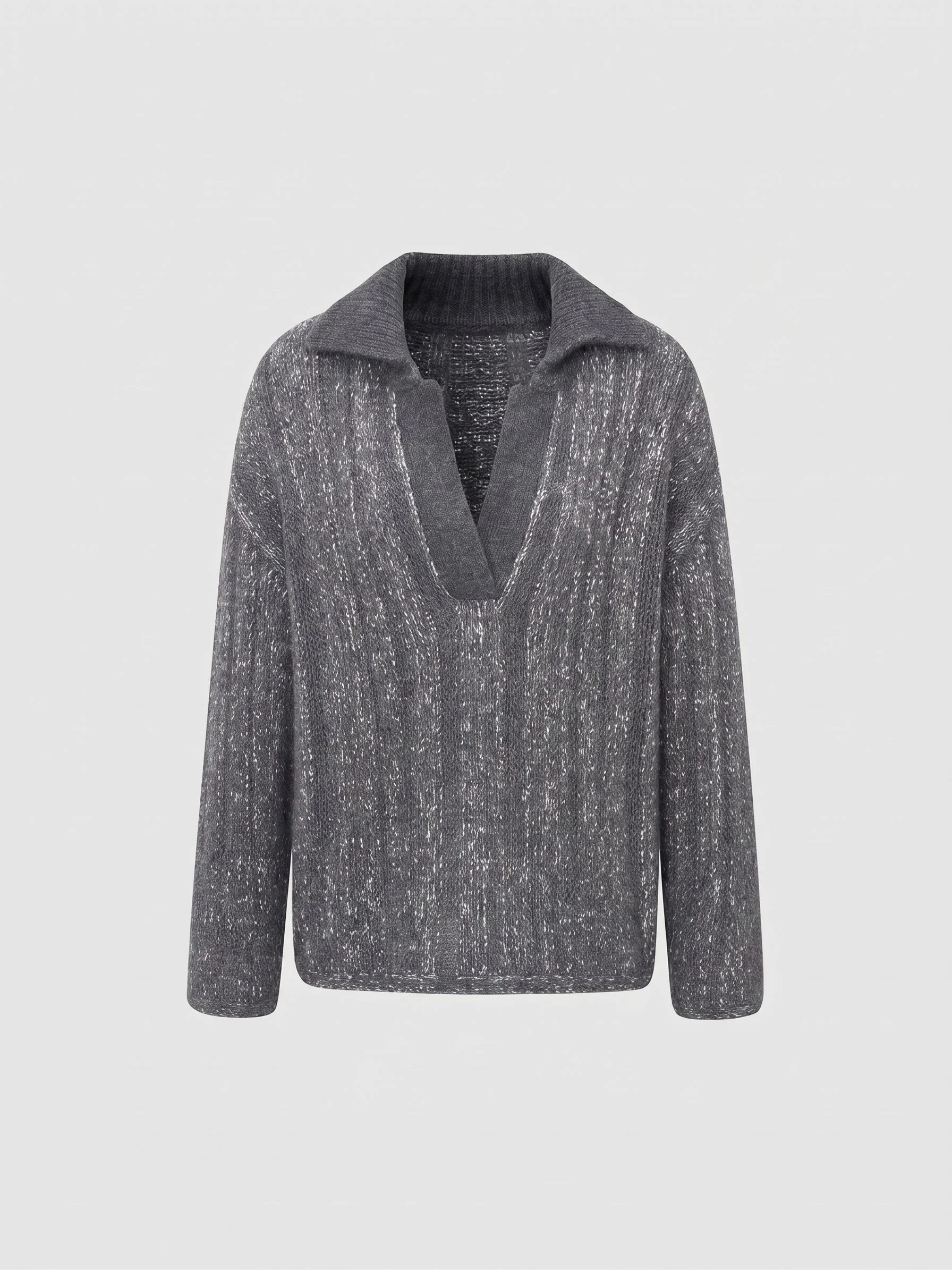 Speckled Polo Sweater - Image 4