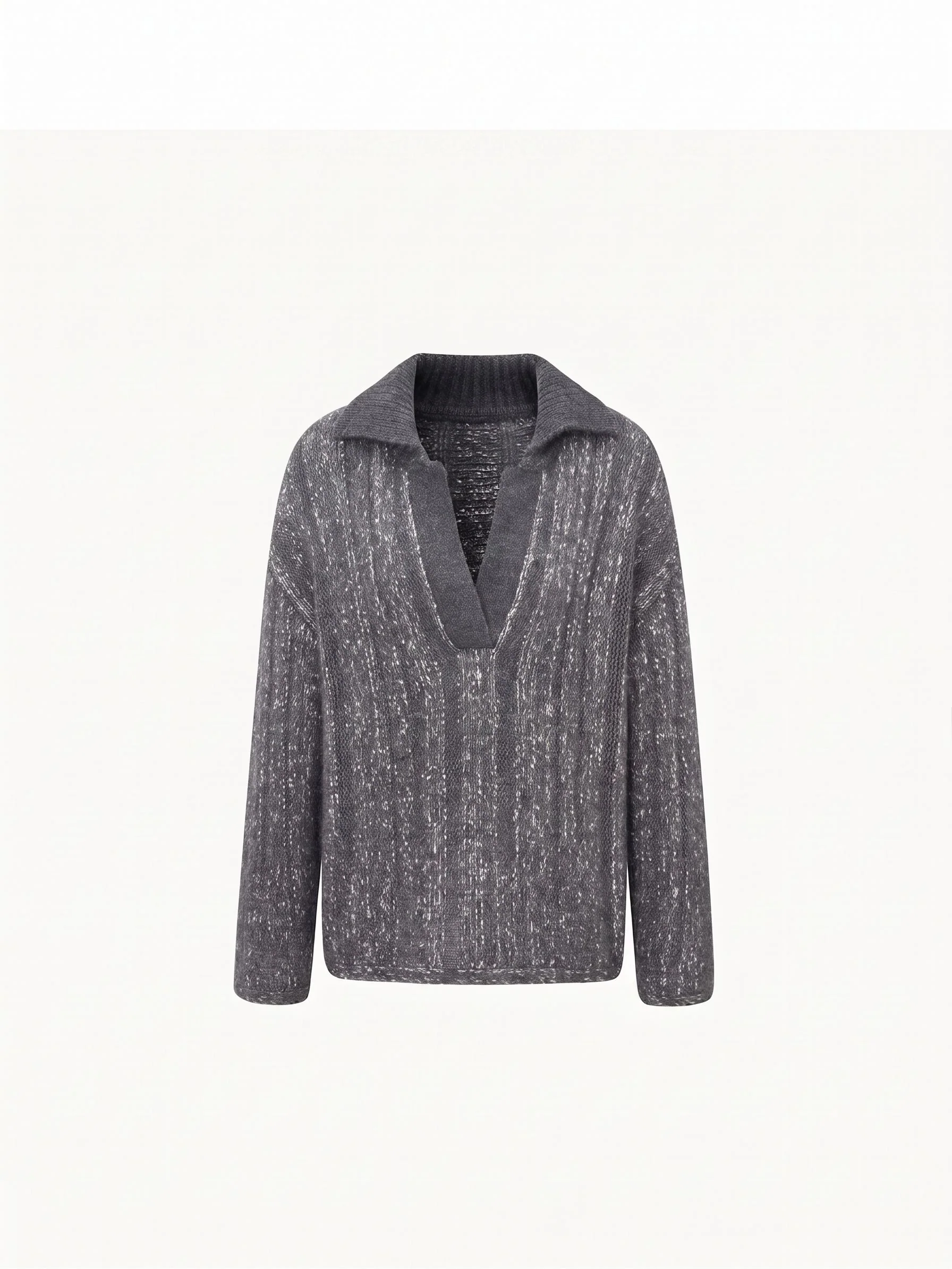 Speckled Polo Sweater - Image 6