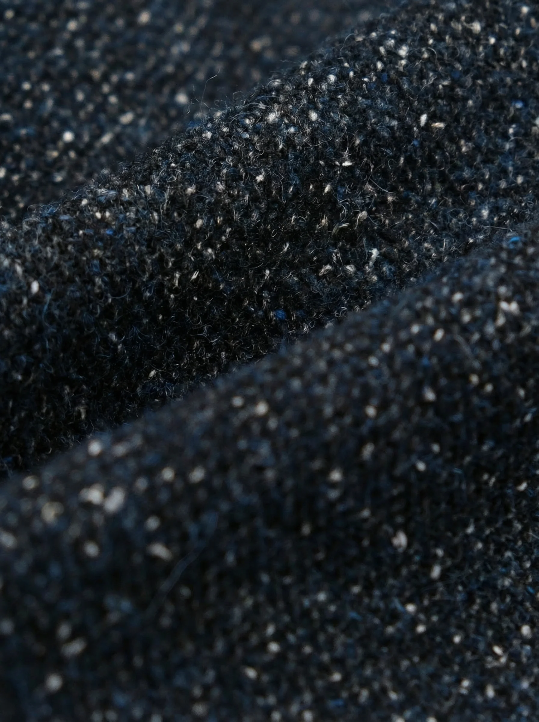 Speckled Wool-Silk A-Line Mini Skirt - Image 6