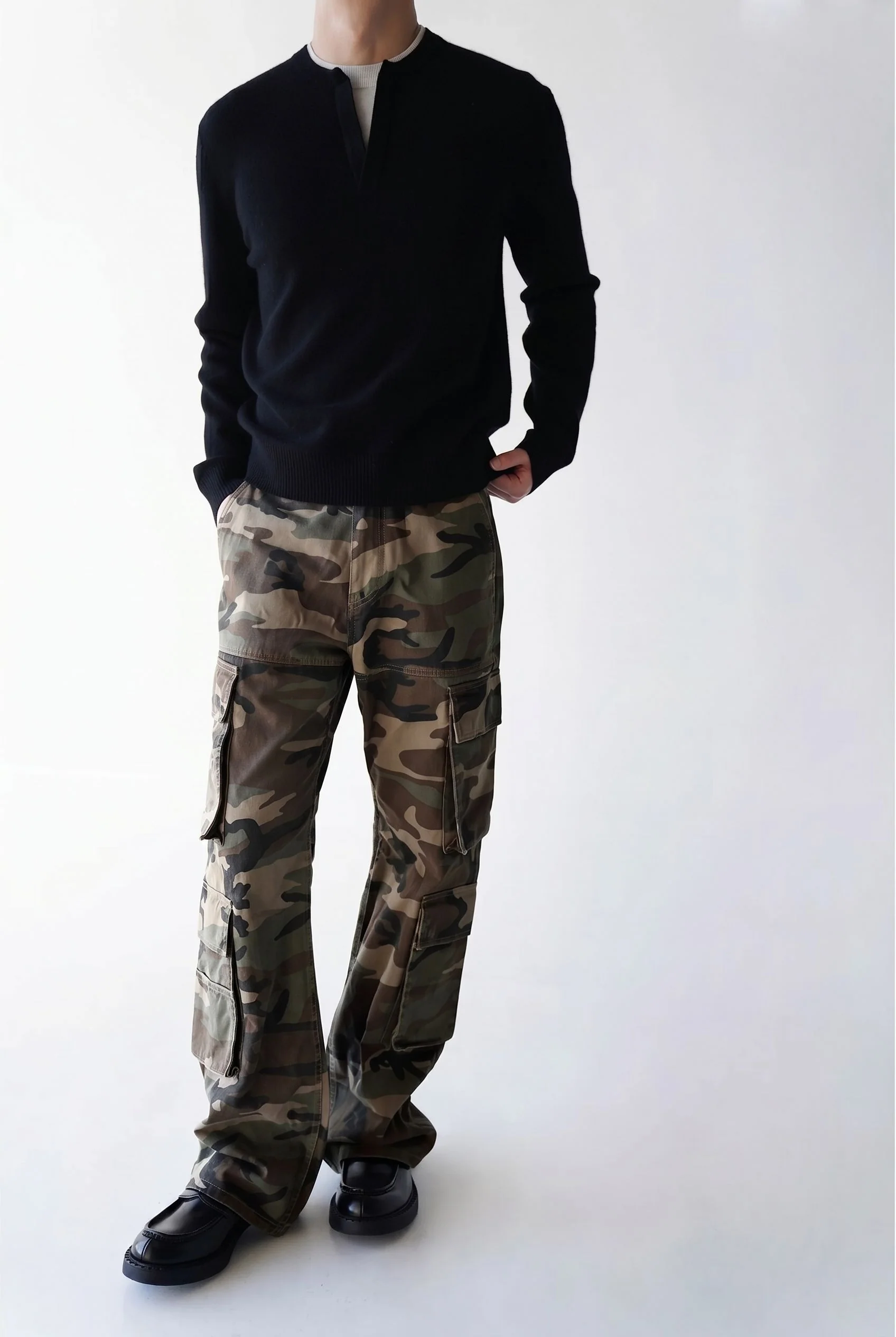 Split-Neck Sweater - Image 3